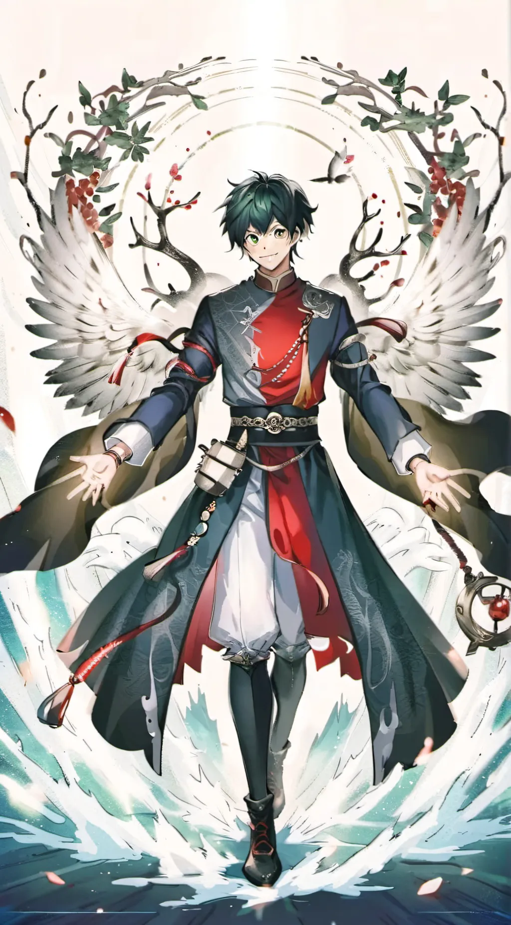 ai character: Izuku Midoriya  background