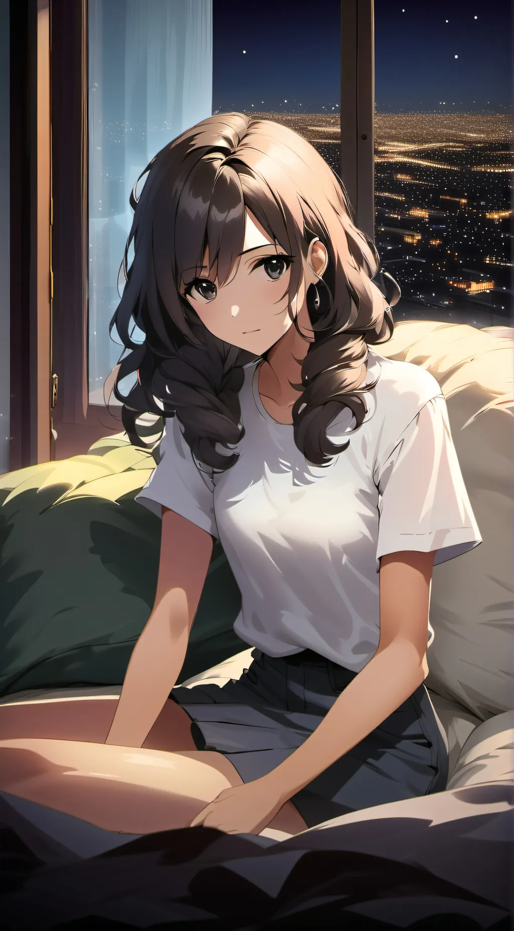 ai character: Luna background