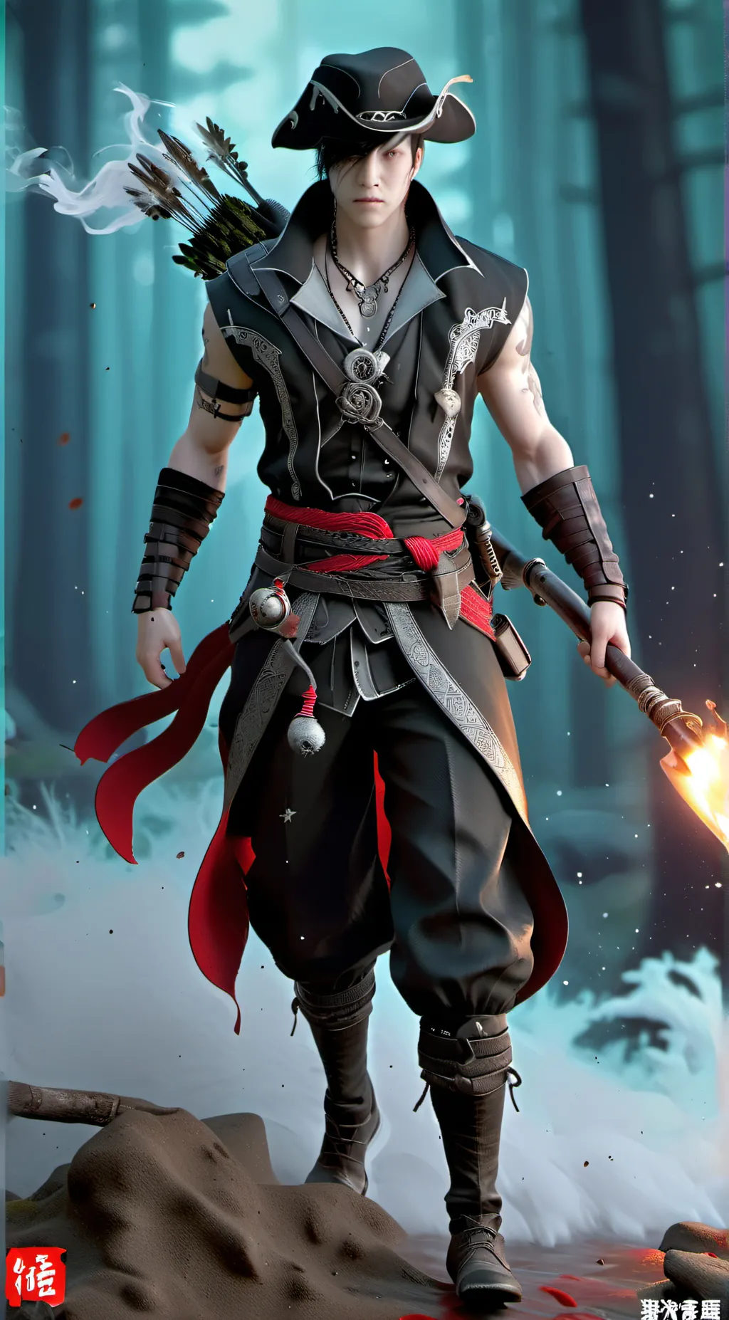 ai character: Death rapper background