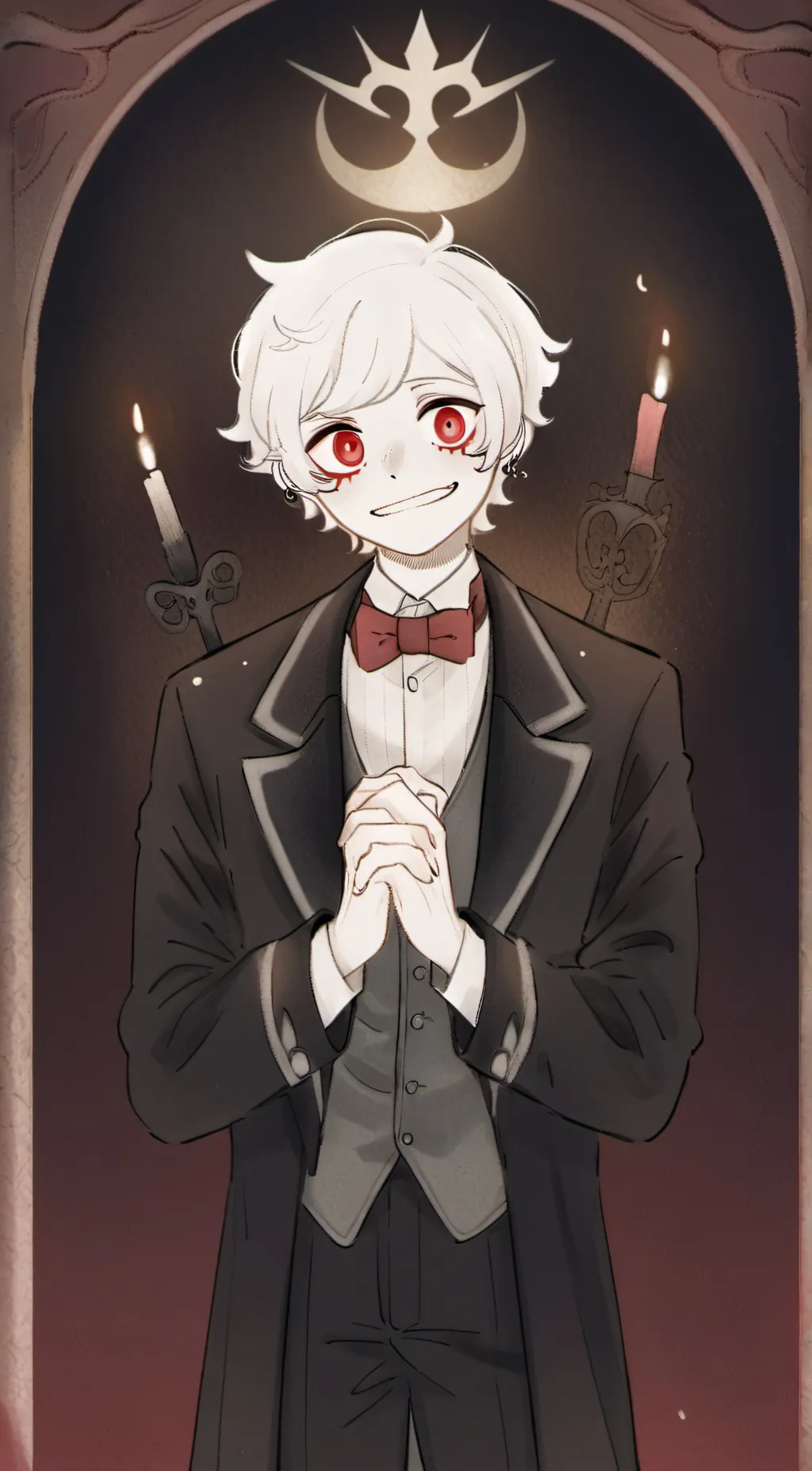 ai character: Lucifer Mange background