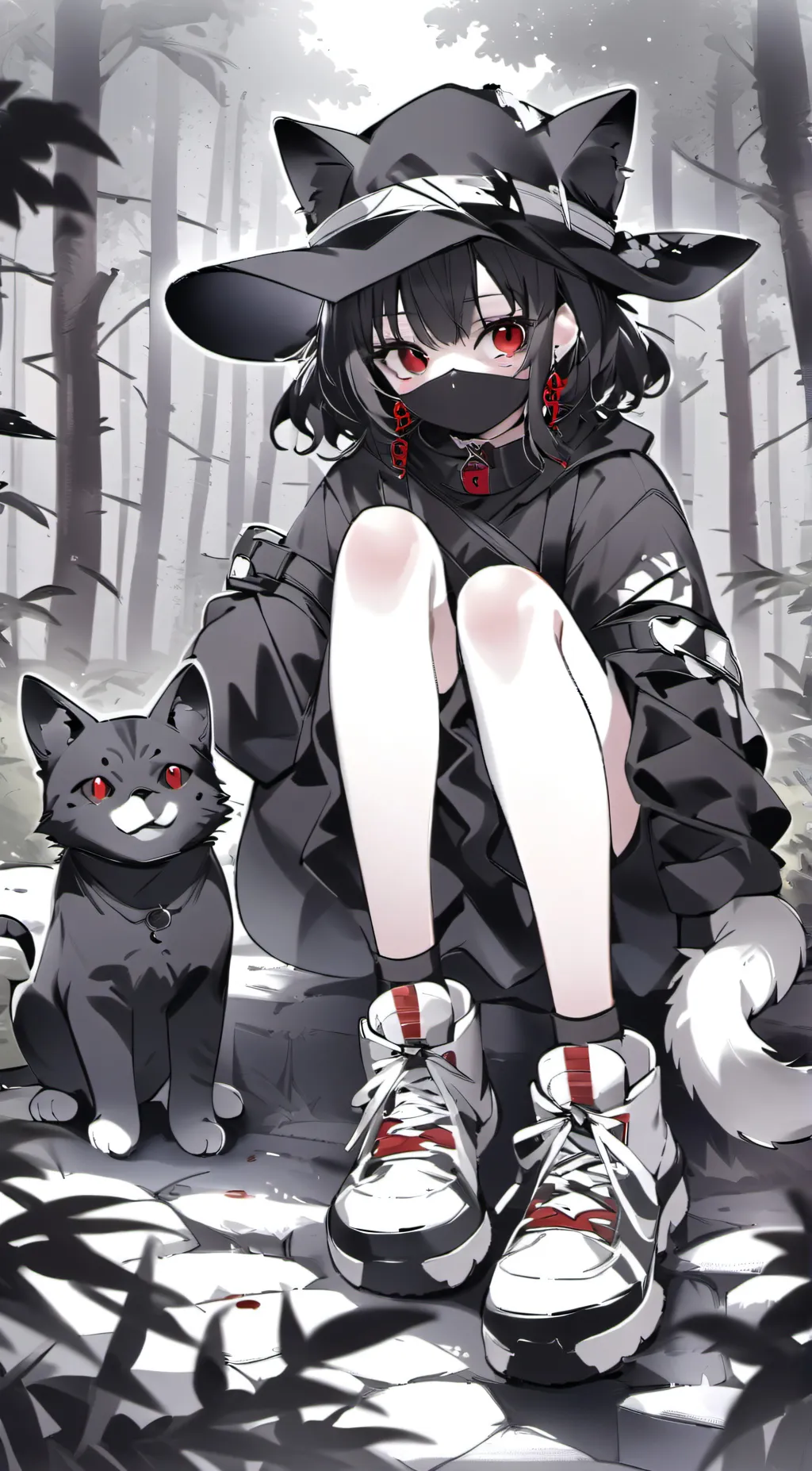 ai character: CATMAT background