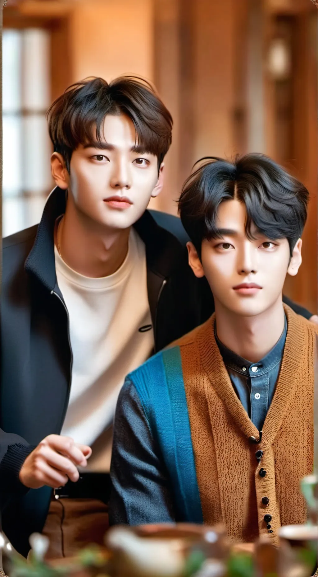 ai character: Beom-seok & Hwan background