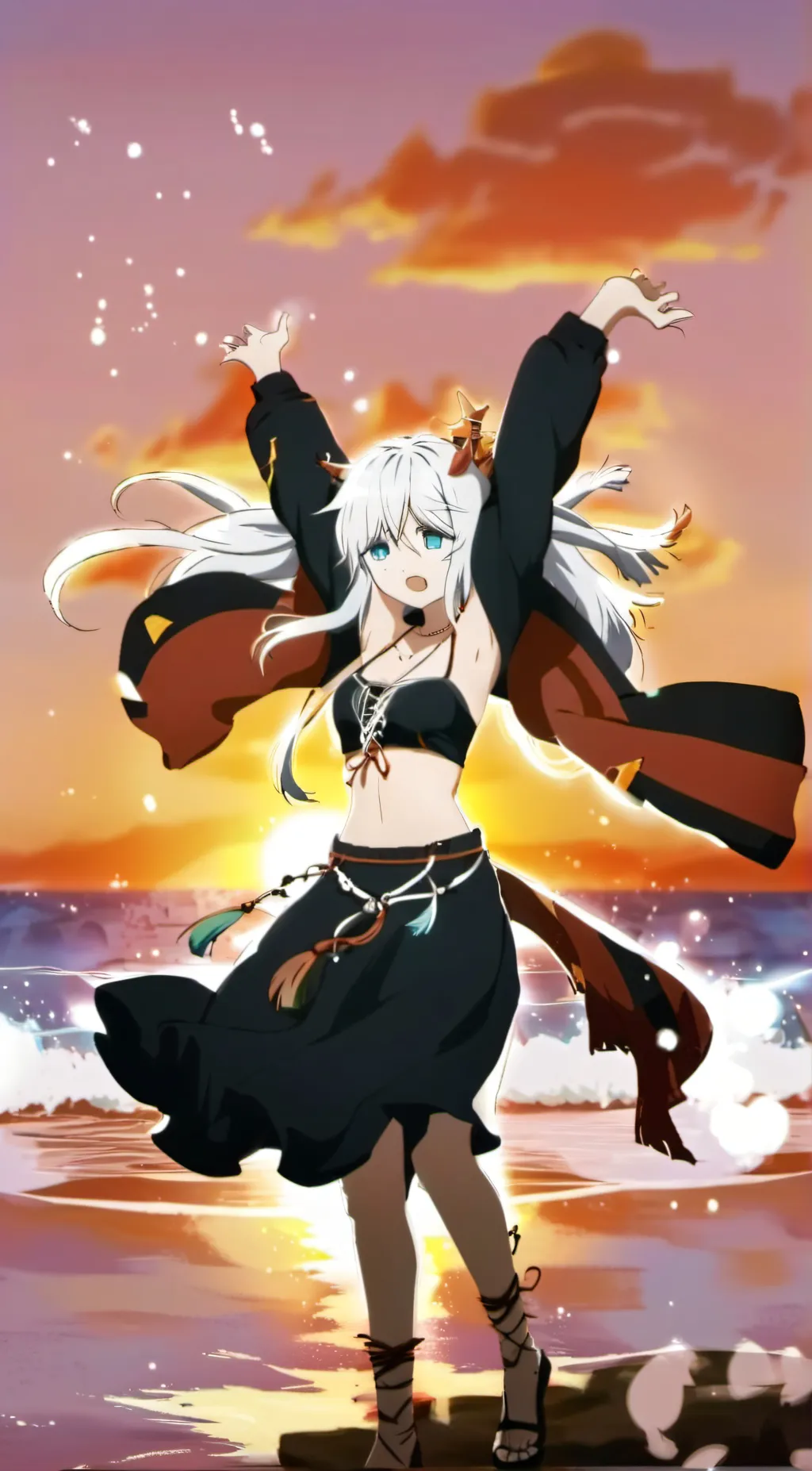 ai character: Sara  background