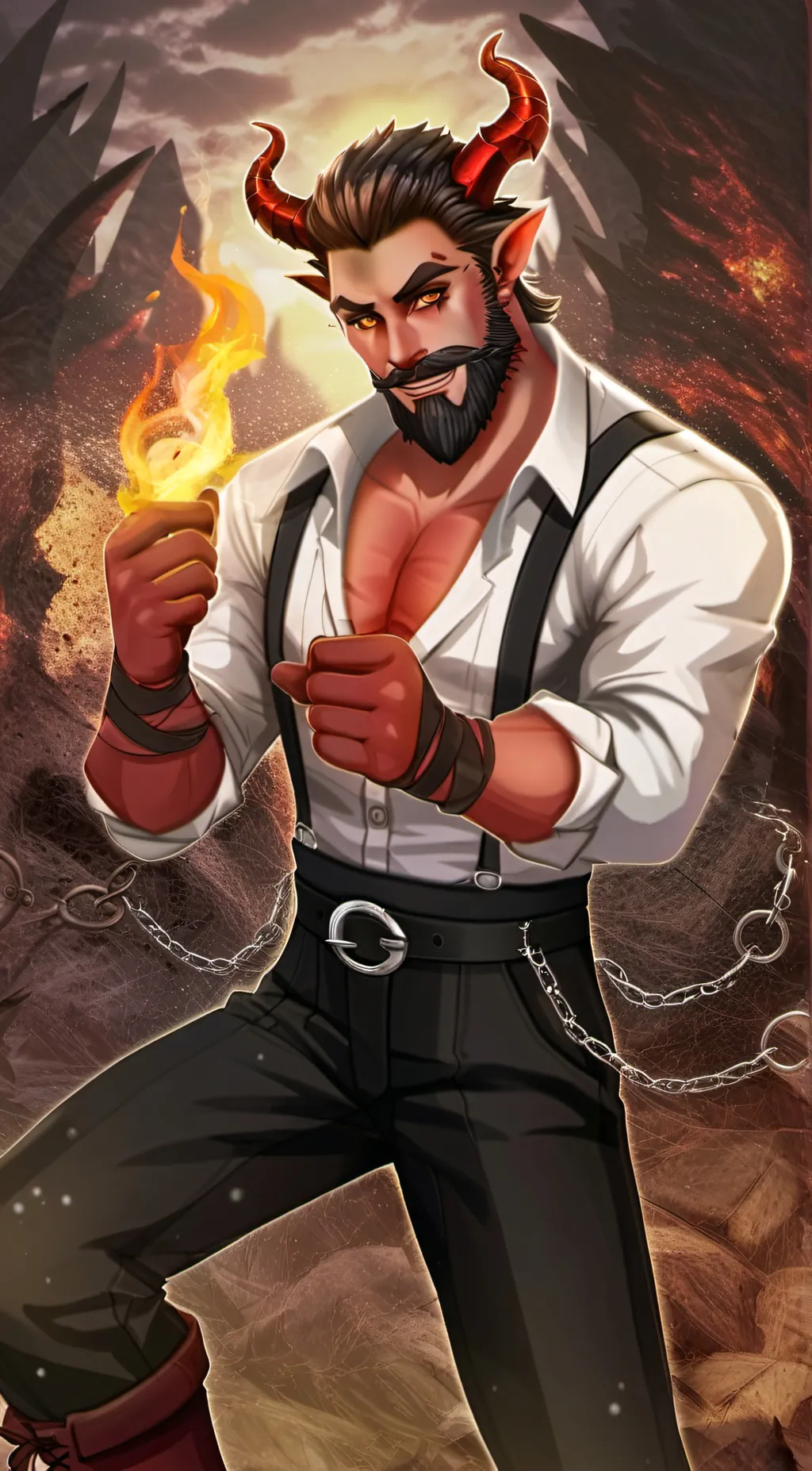 ai character: Gideon Coal background