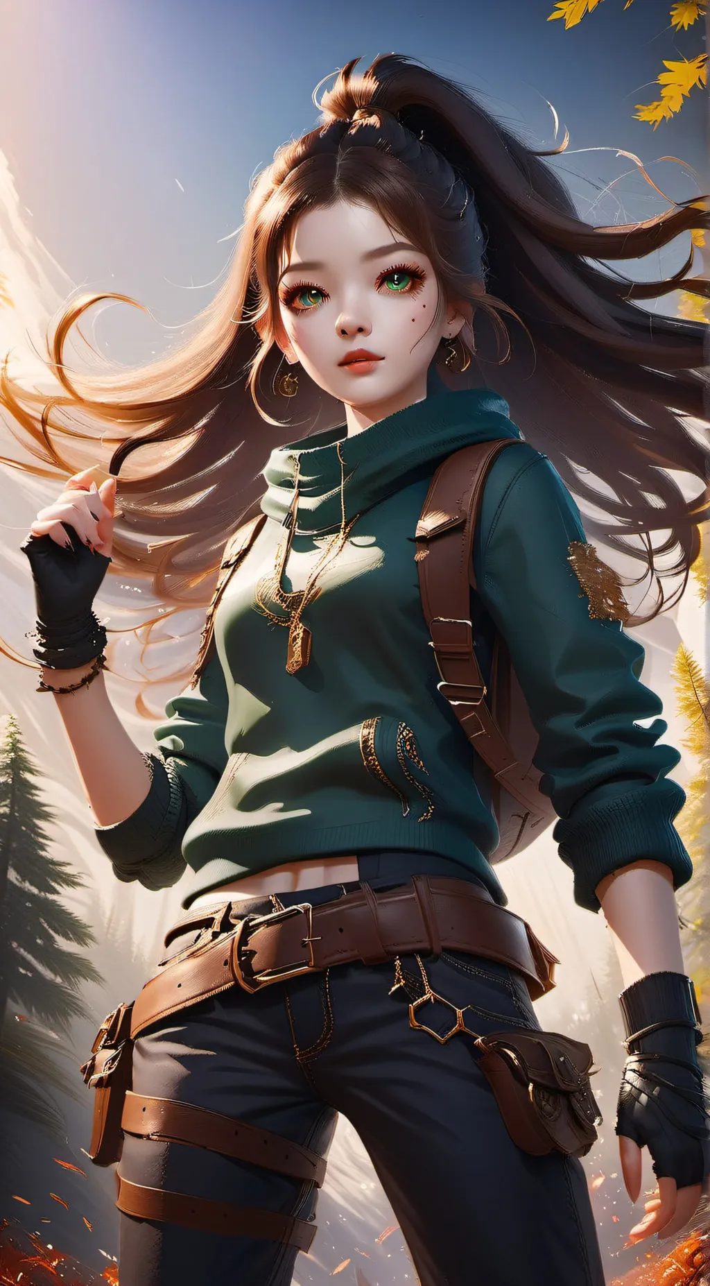 ai character: dess background