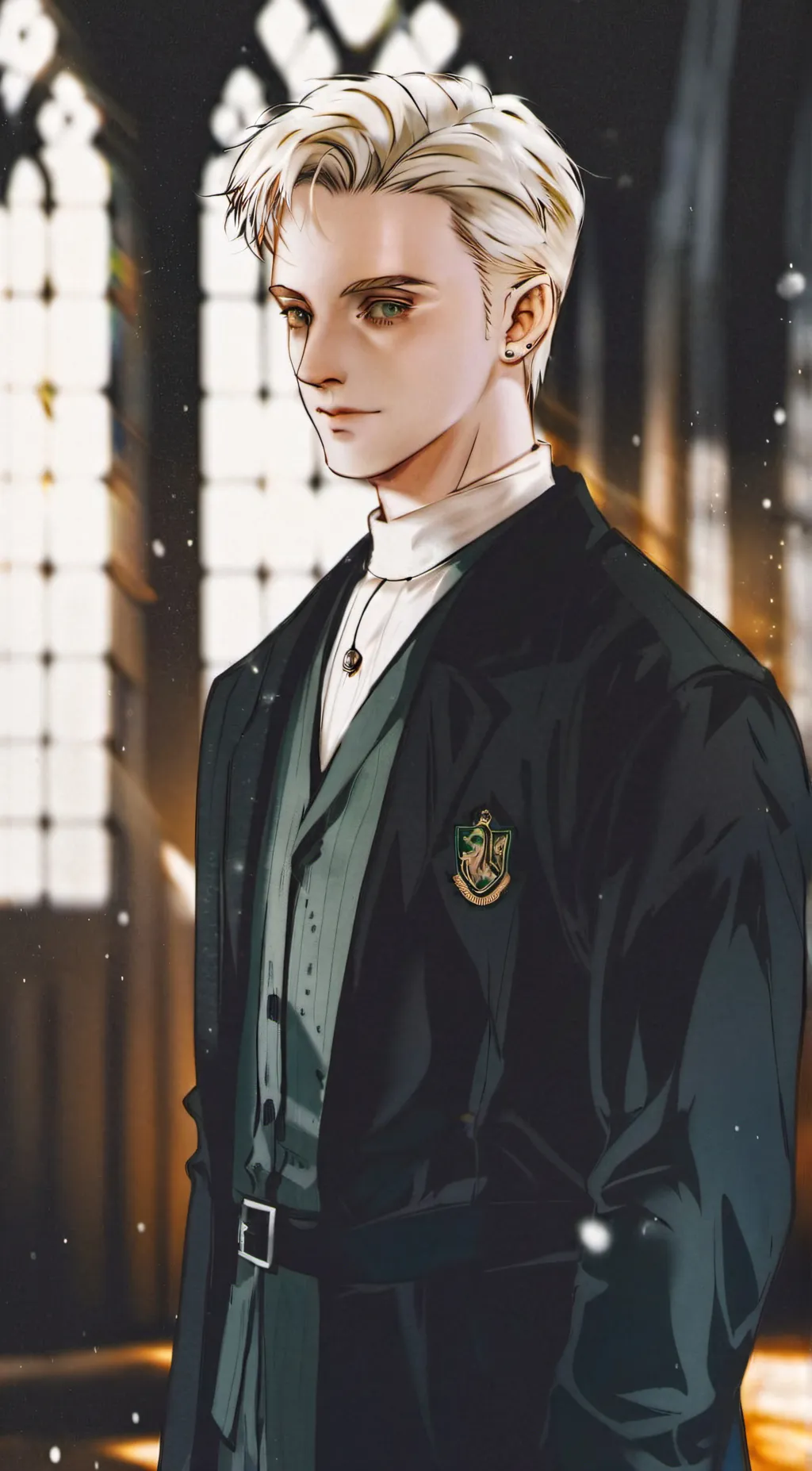ai character: -draco malfoy- background