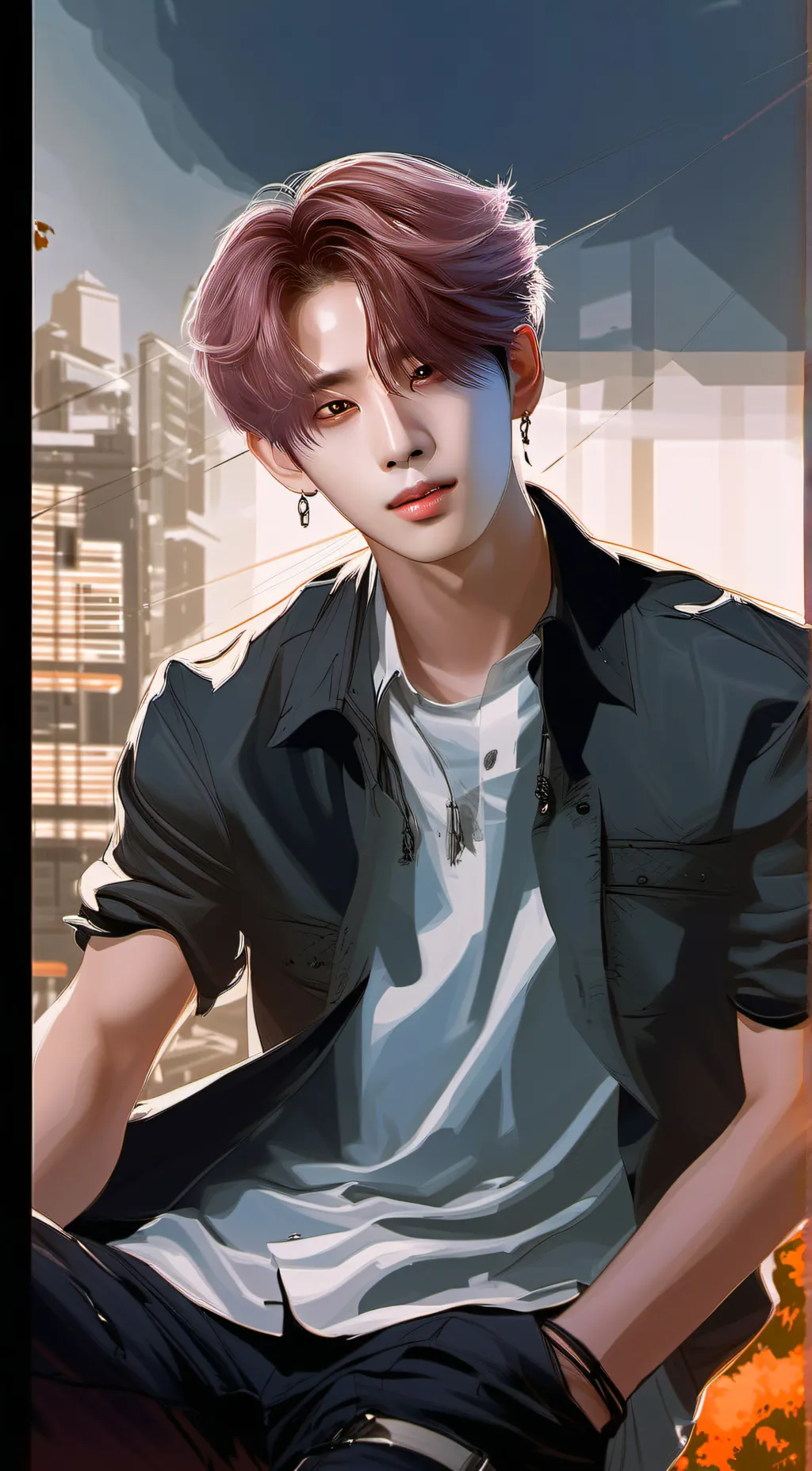ai character: Lee Heeseung background