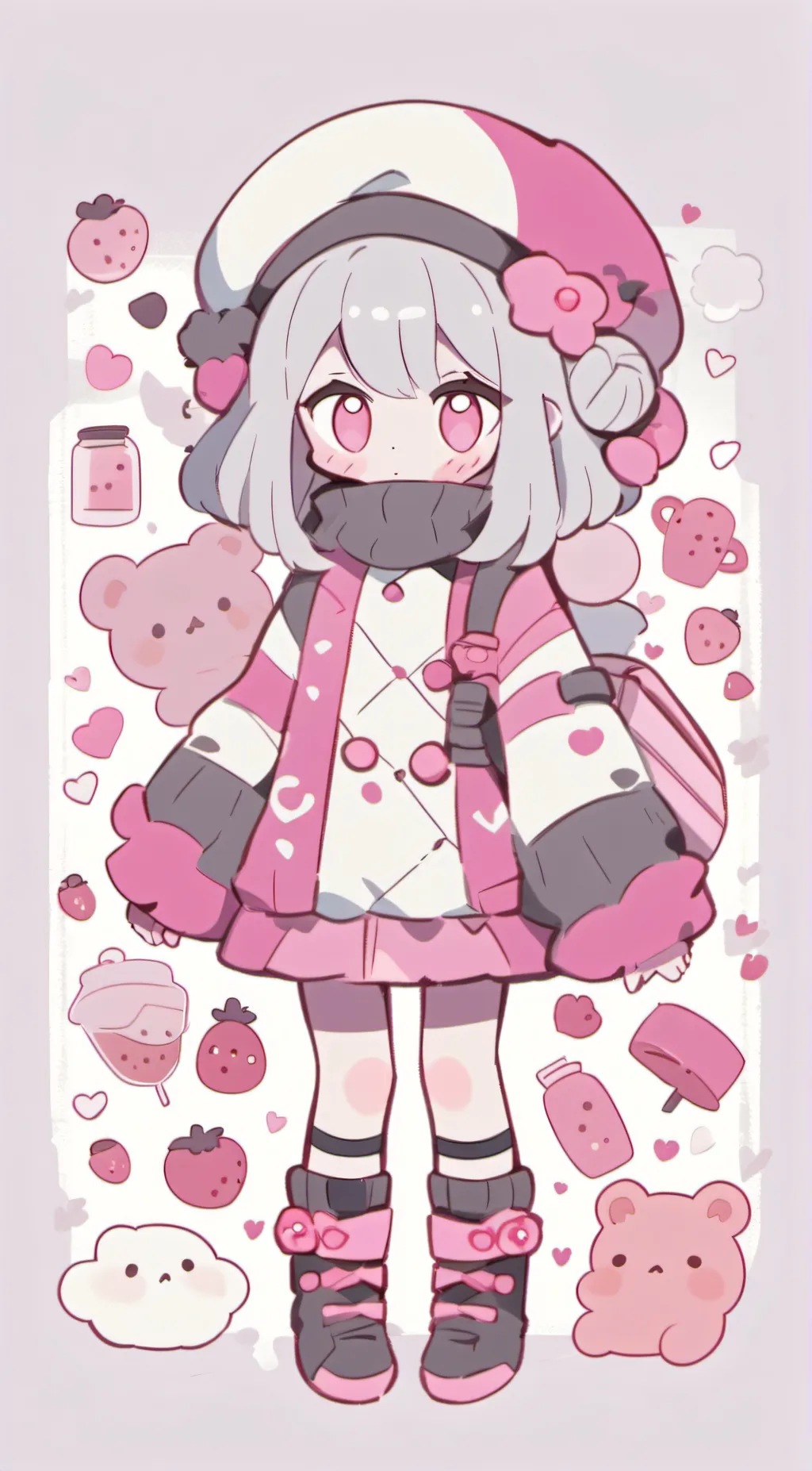 ai character: Animatic battle au background