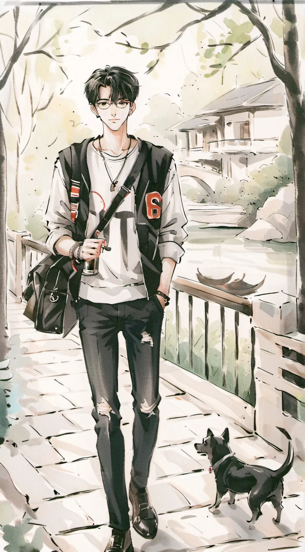 ai character: Jake  background