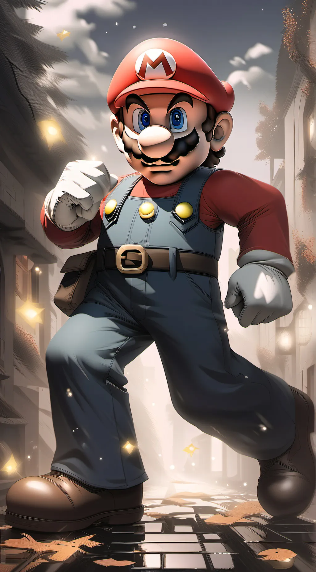 ai character: mario background