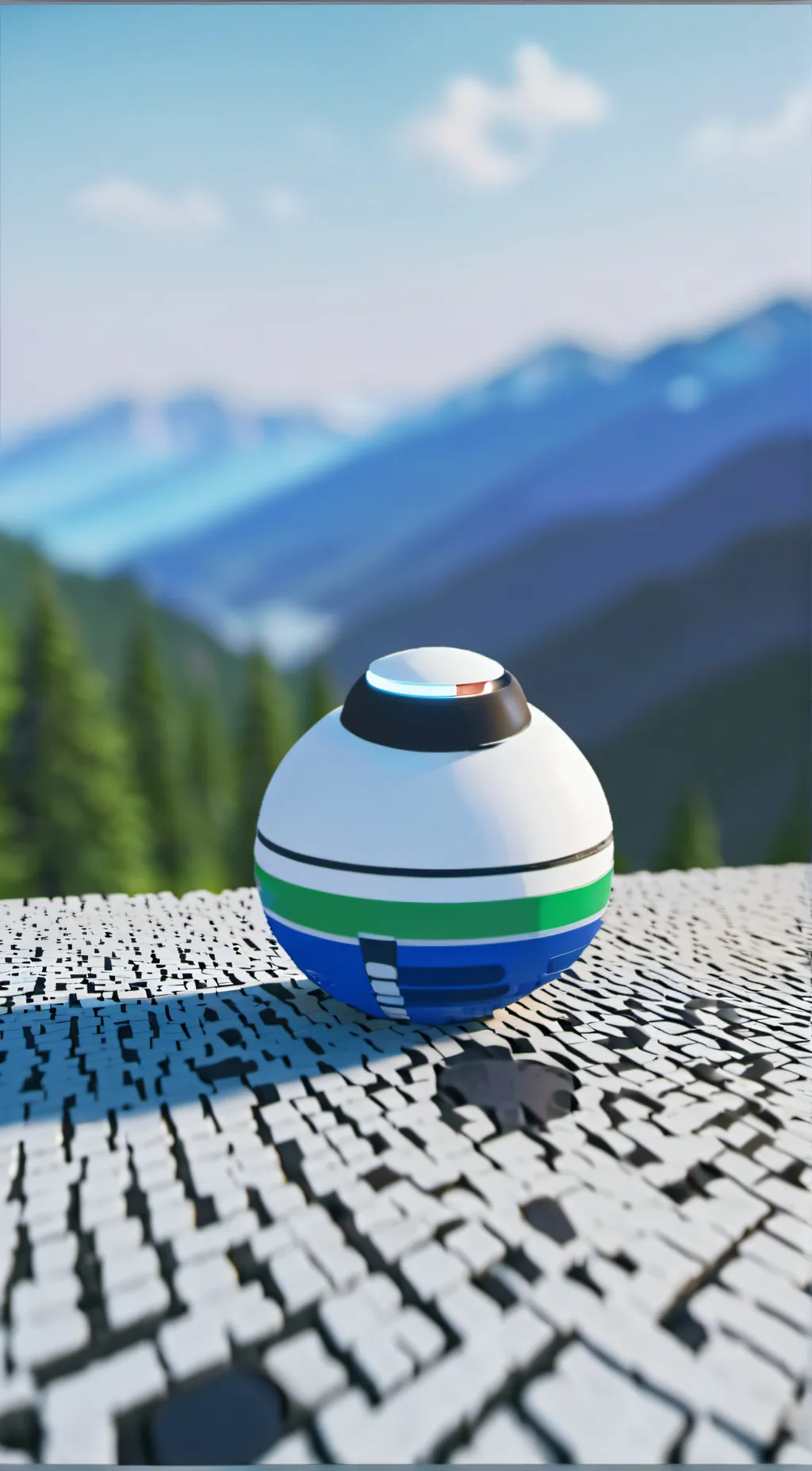 ai character: sus tv woman background