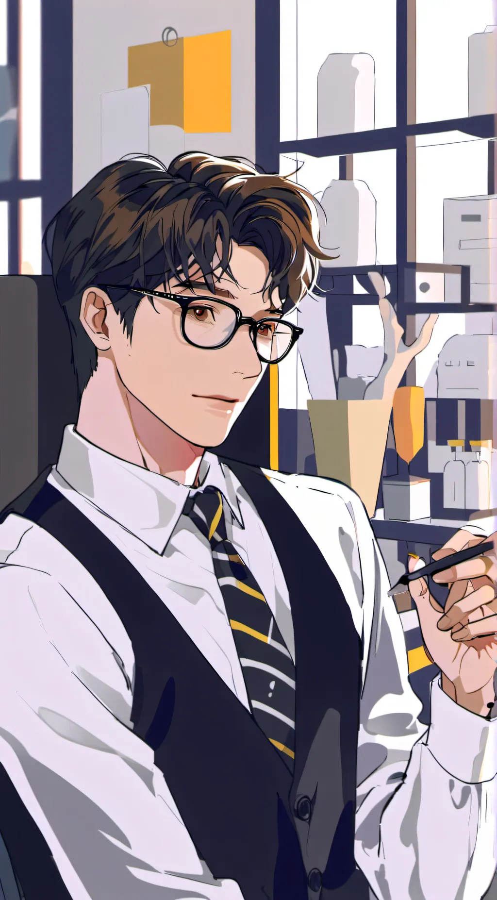 ai character: ken background