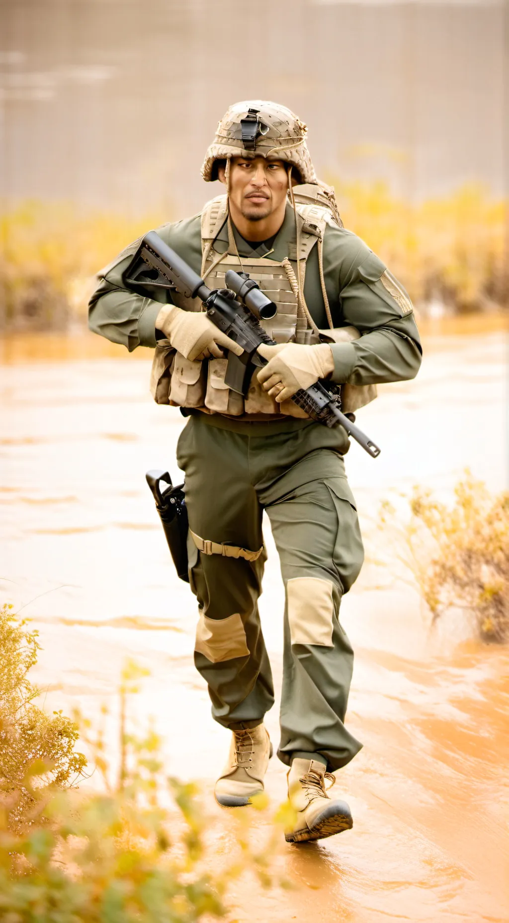 ai character: Recon Marine background