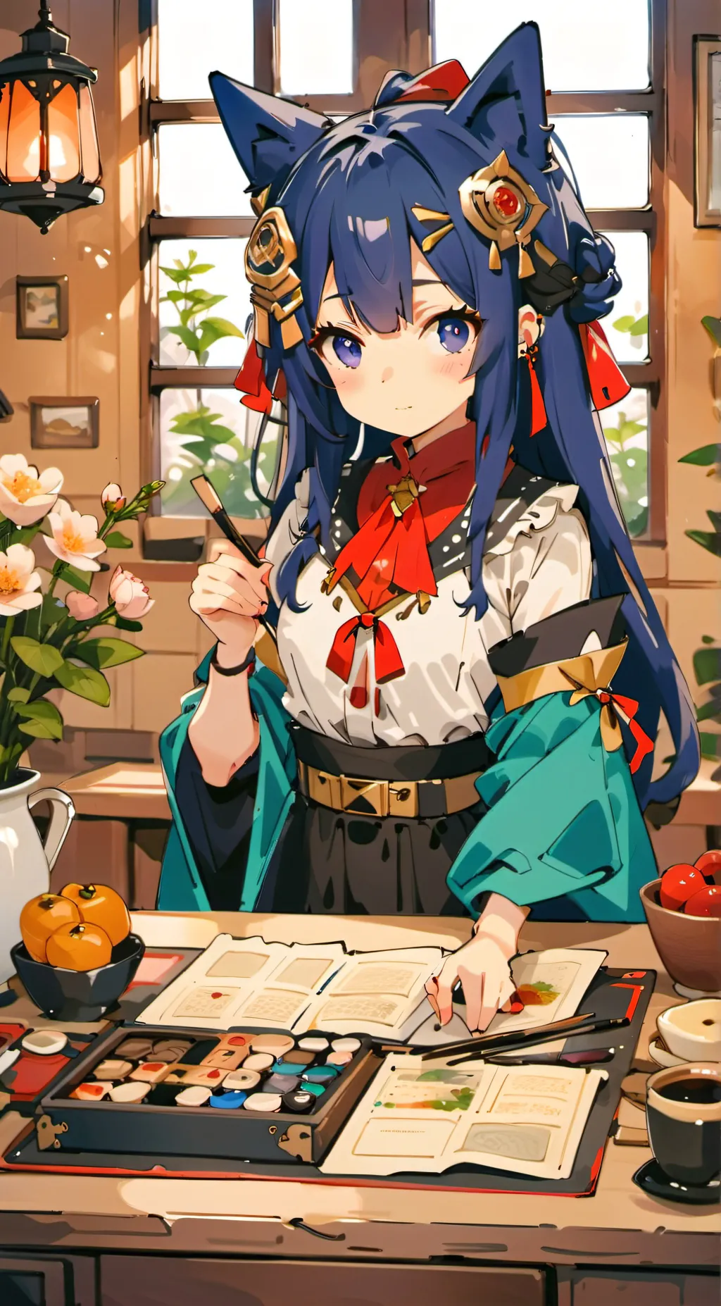 ai character: Saph background