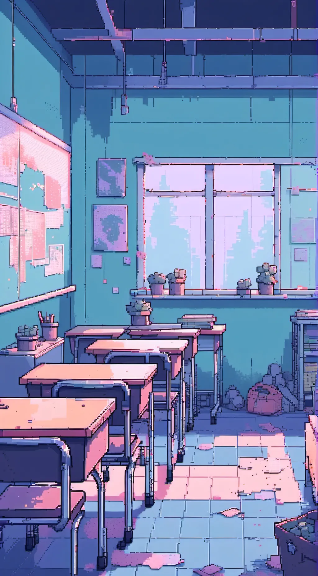 ai character: Smiling critters  background