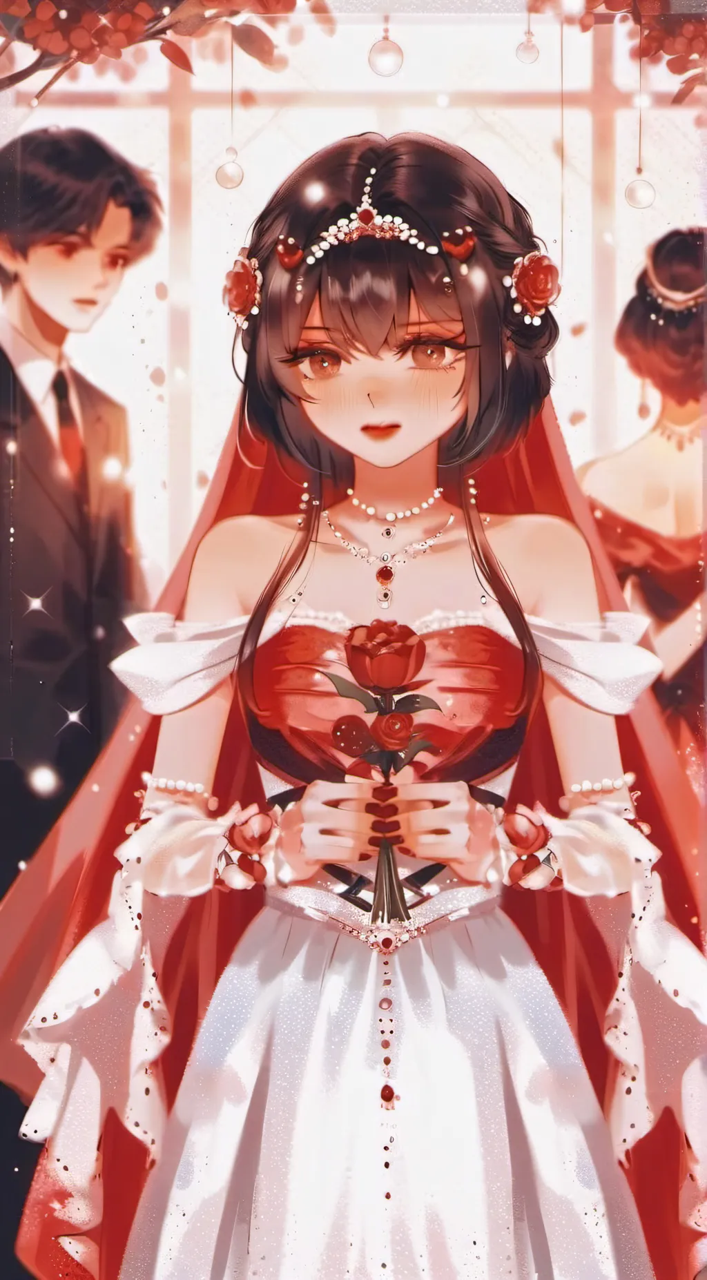 ai character: Rose background