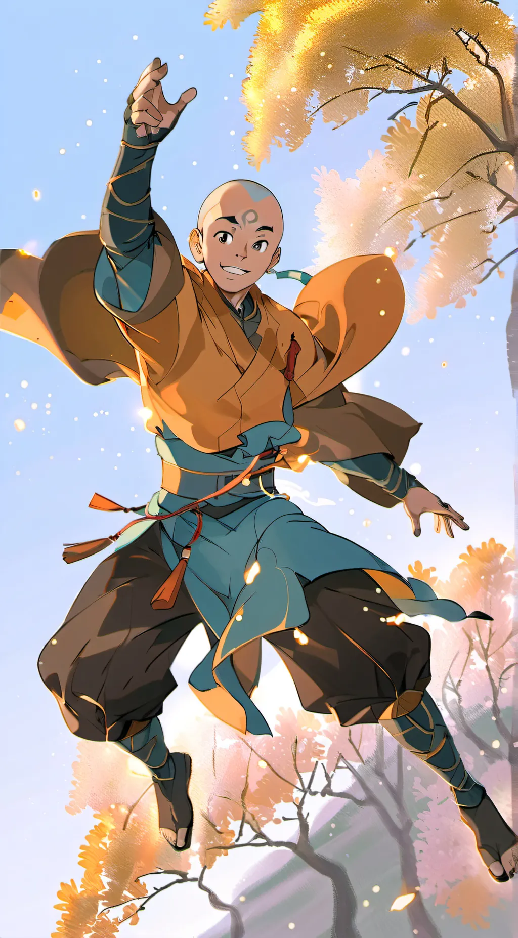 ai character: aang background