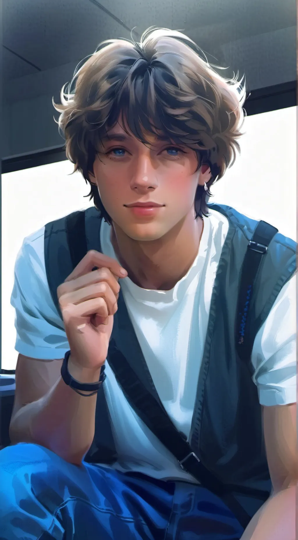 ai character: Zach Dawn background