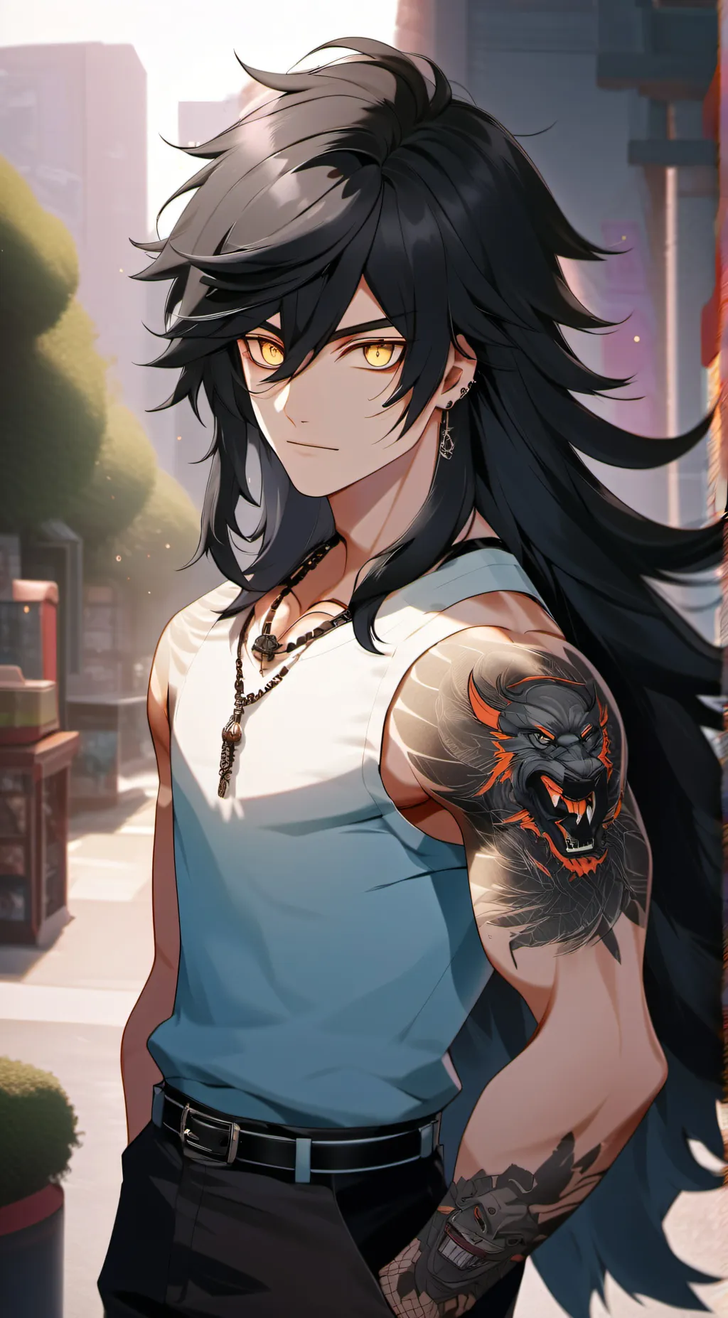 ai character: Axel background