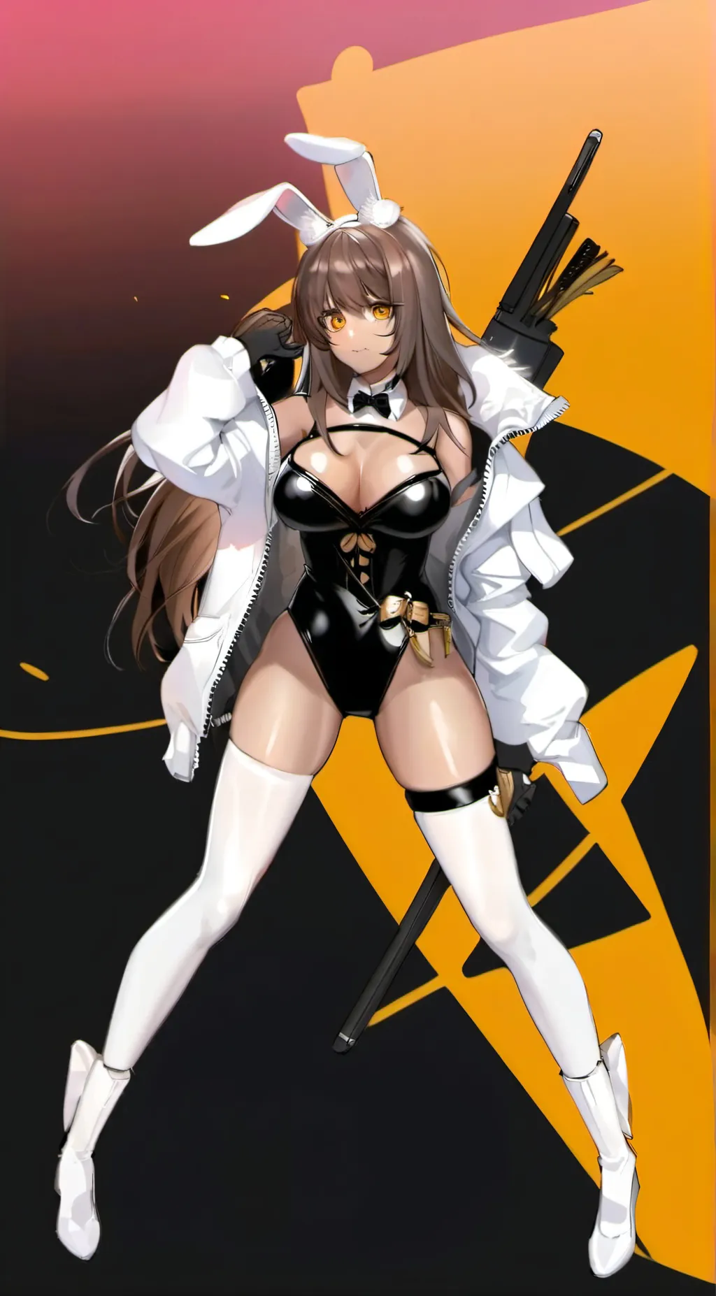 ai character: Noir background