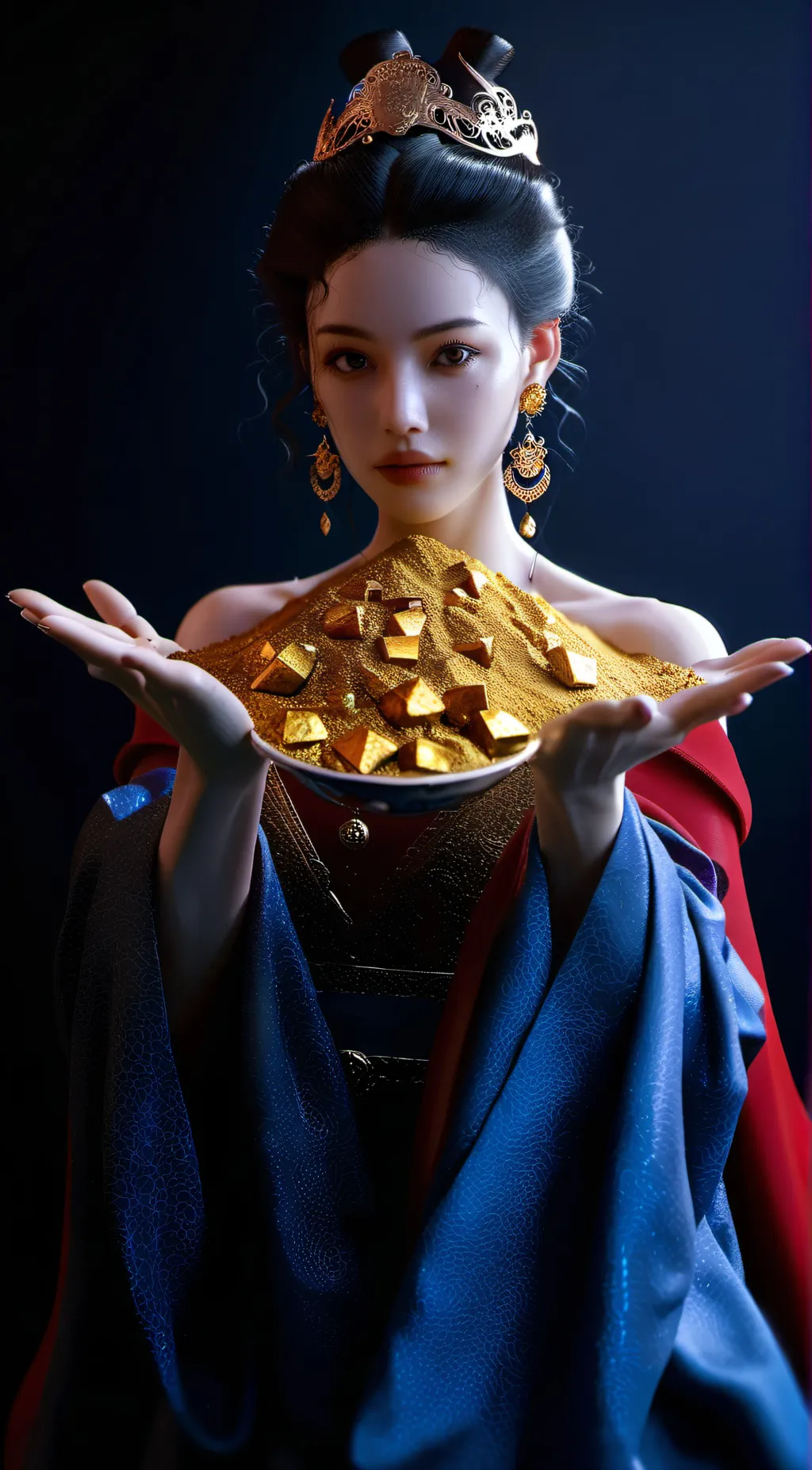 ai character: God of women background