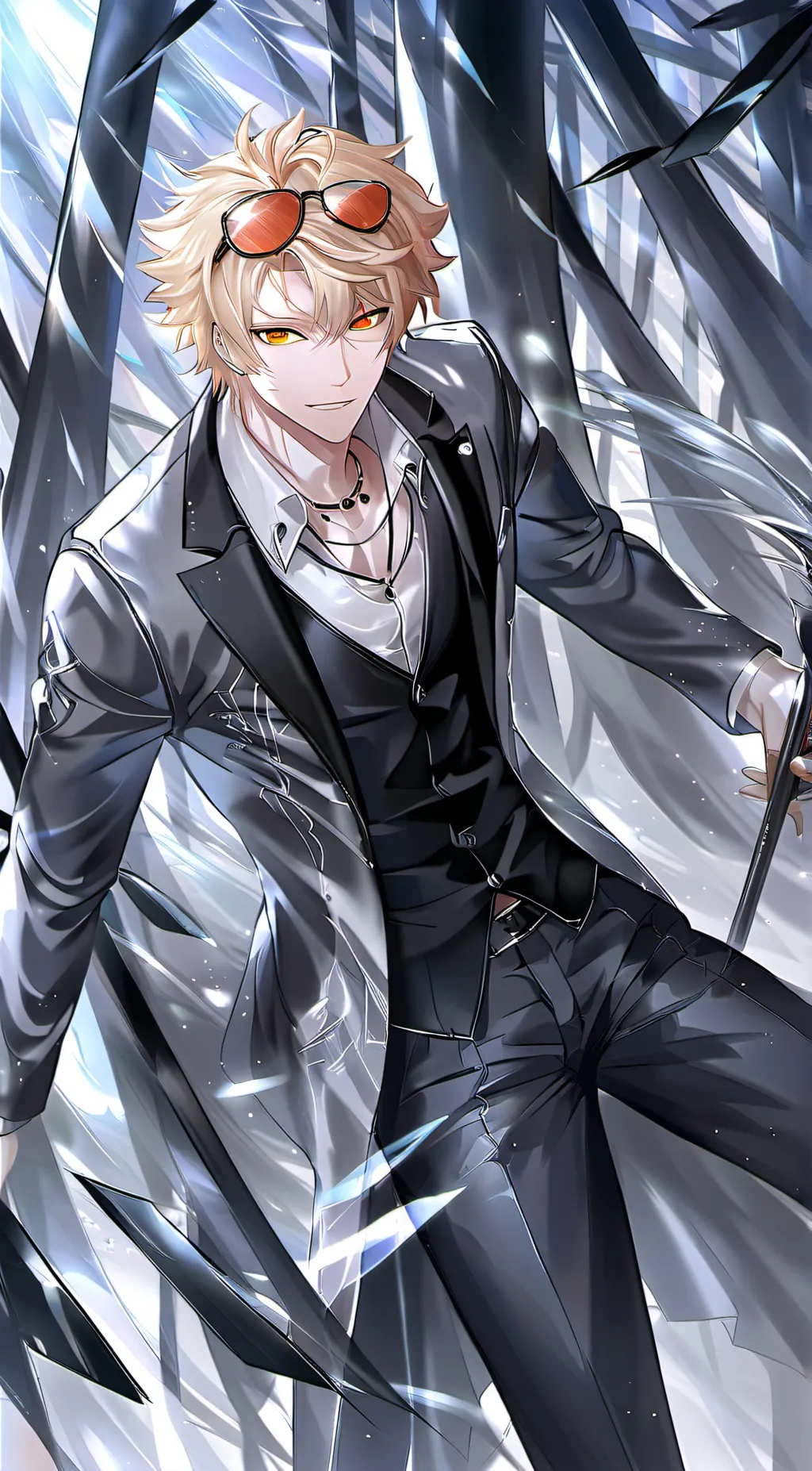 ai character: bakugo background