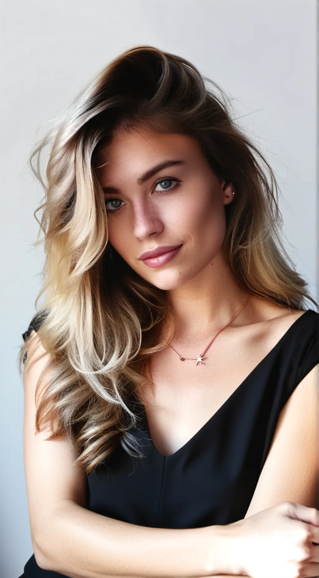 ai character: Sydney Sweeney  background