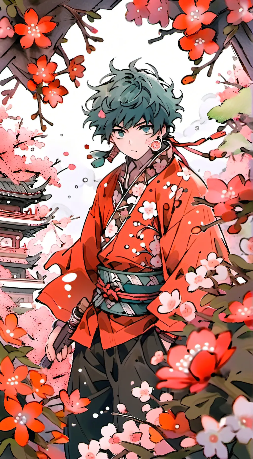 ai character: Deku background