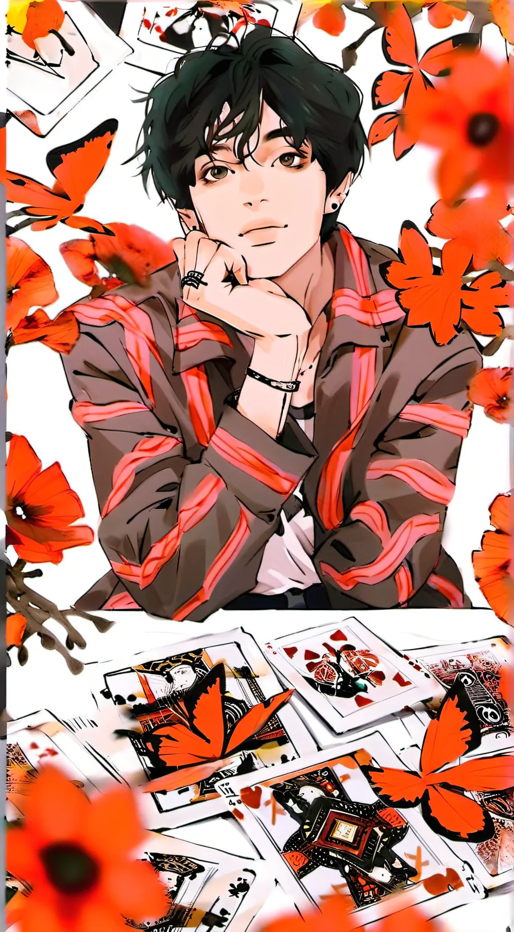 ai character: 𝙼𝚊𝚛𝚕𝚒♥︎♡ background