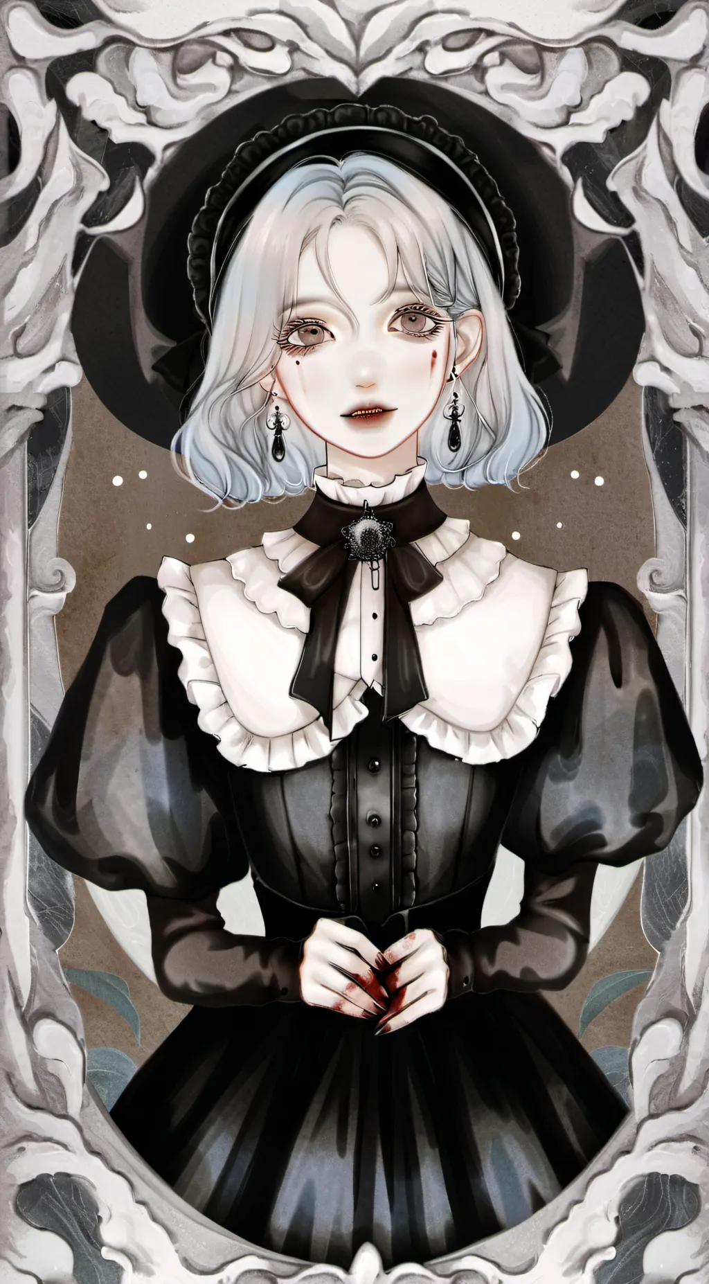 ai character: Slendrina background