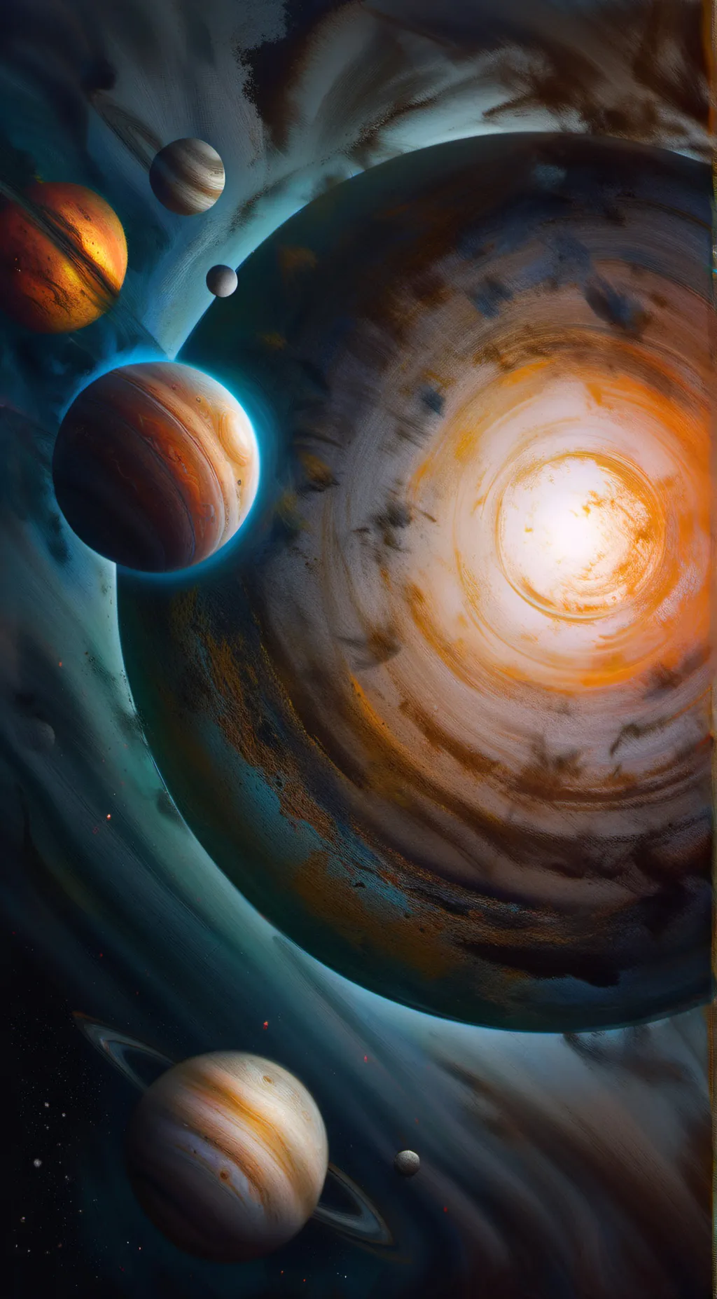 ai character: space background