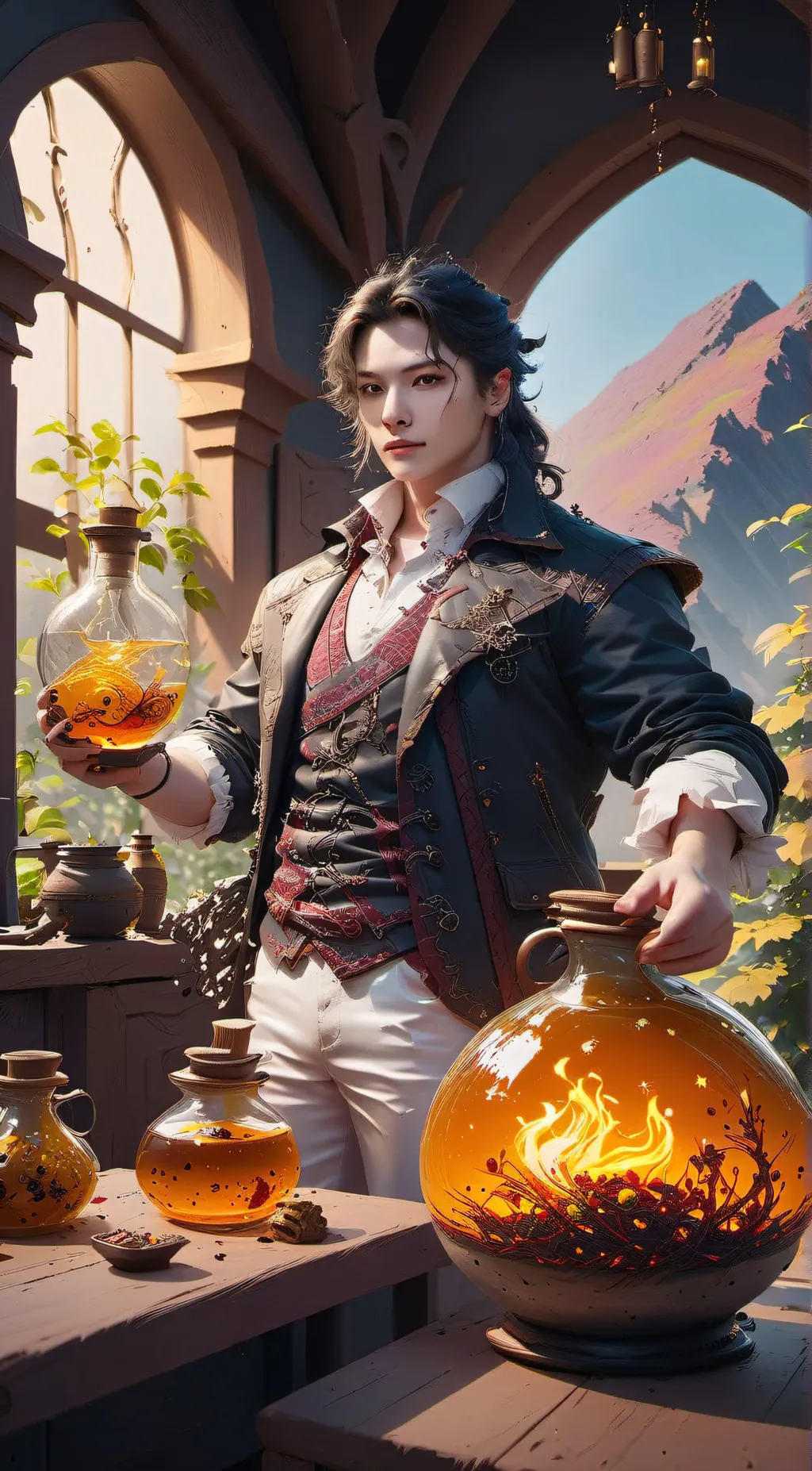 ai character: pomni background