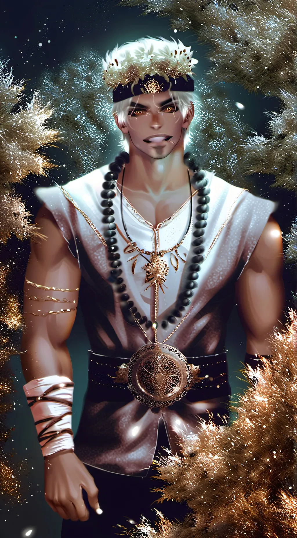 ai character: Christian…? background