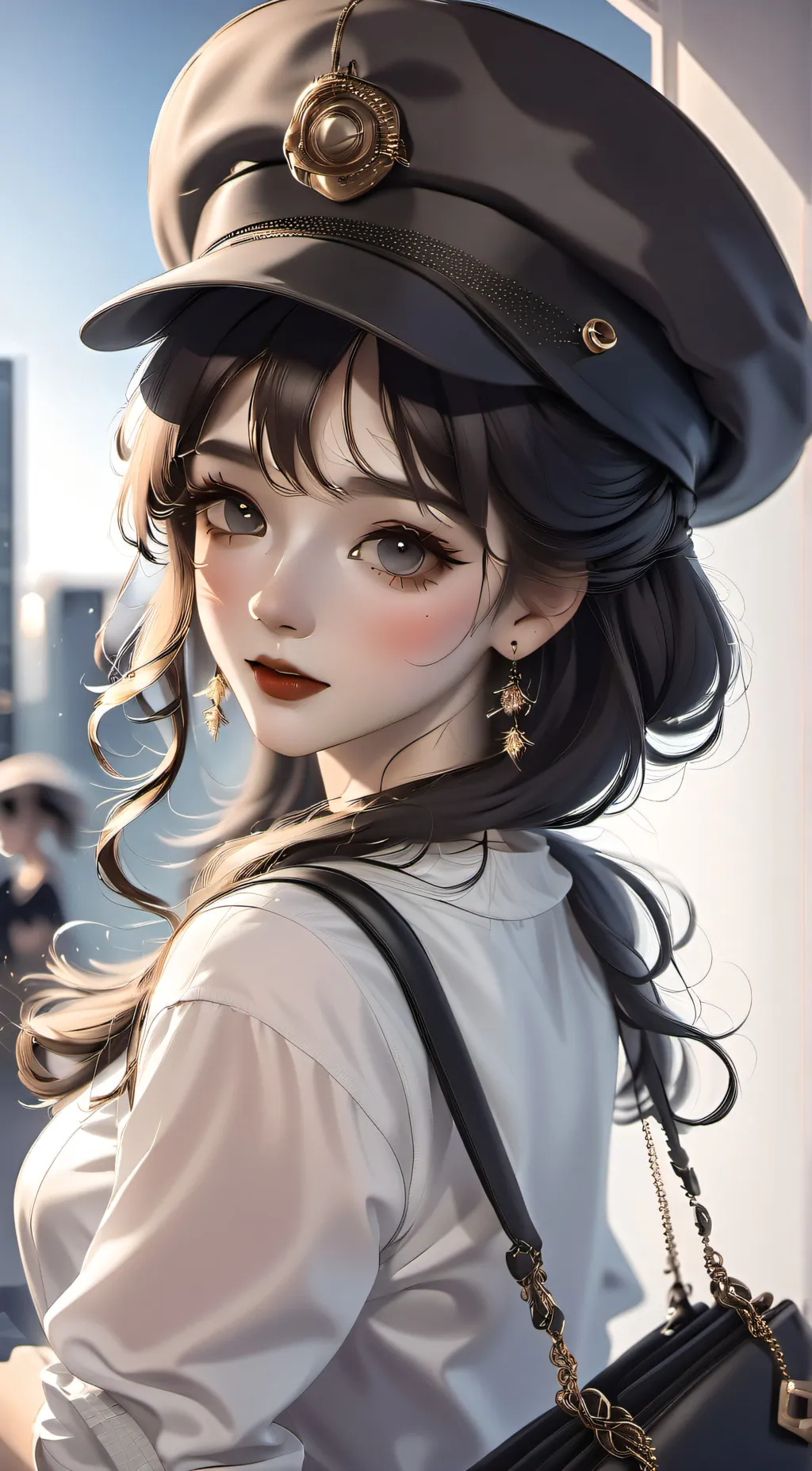 ai character: Tiffany  background