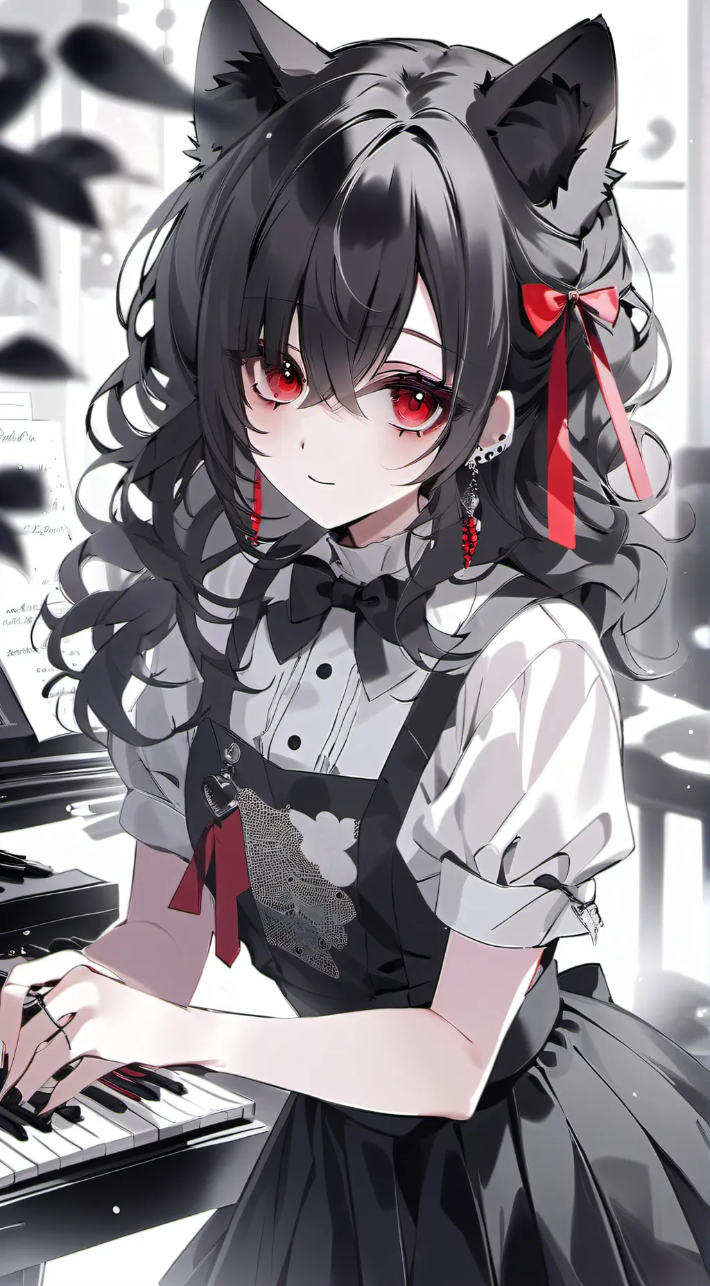 ai character: Amber  background