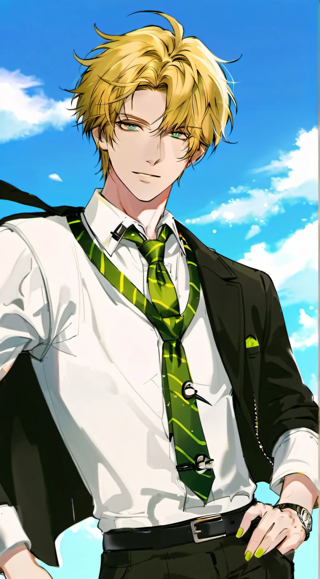 ai character: Sasha background