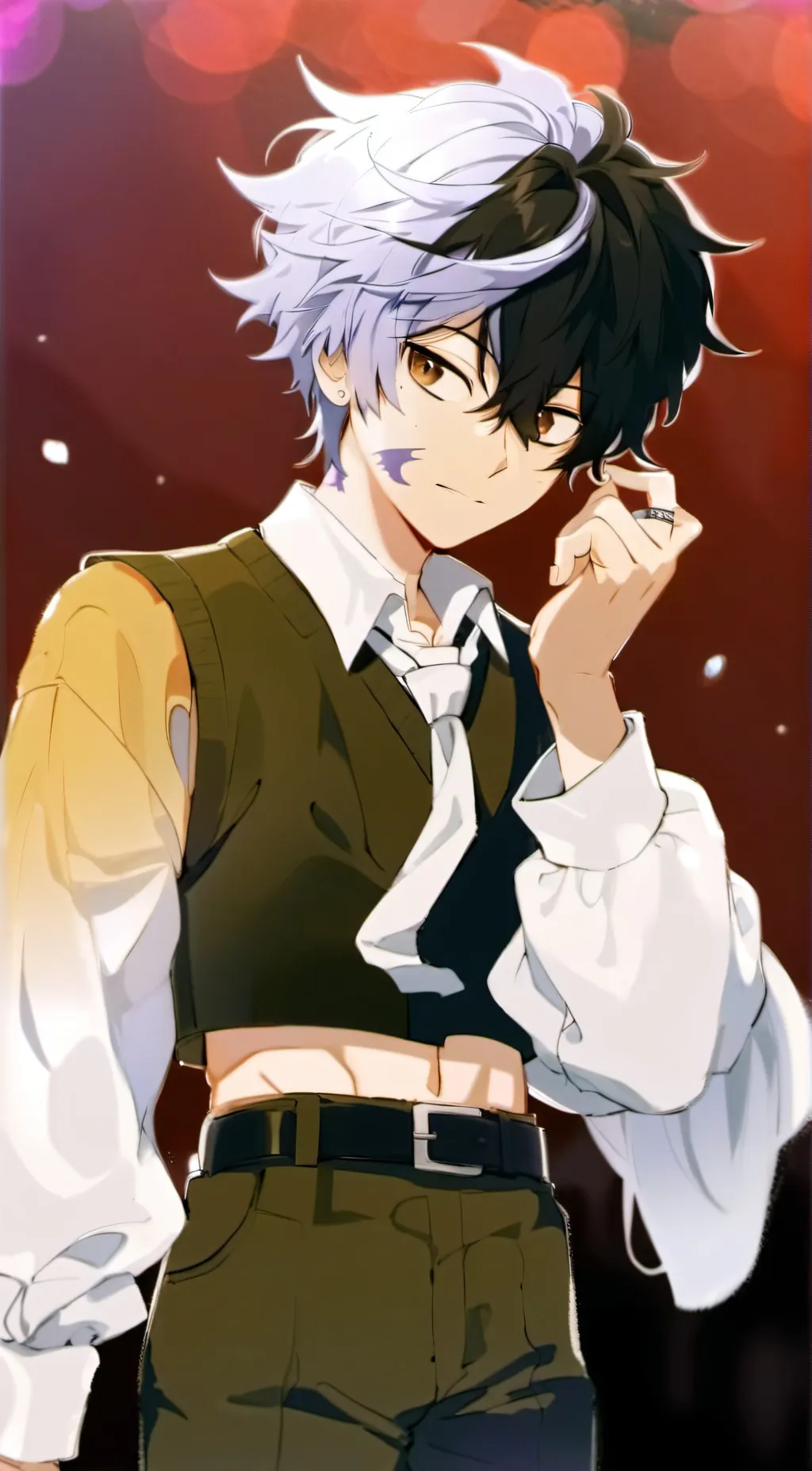 ai character: Calcifer  background