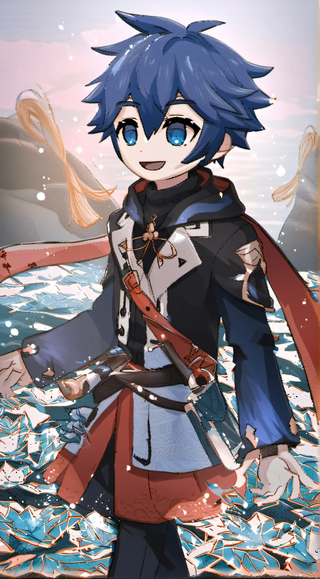 ai character: Sora  background