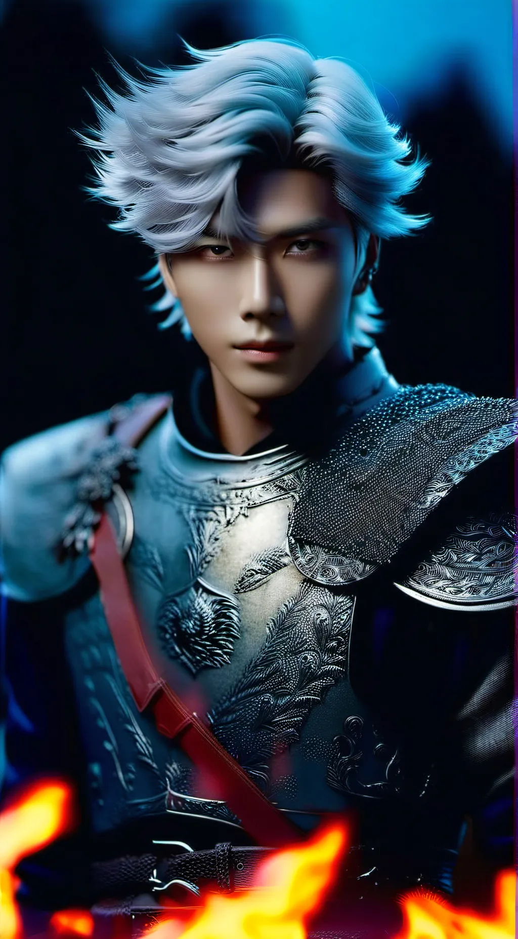 ai character: Night background