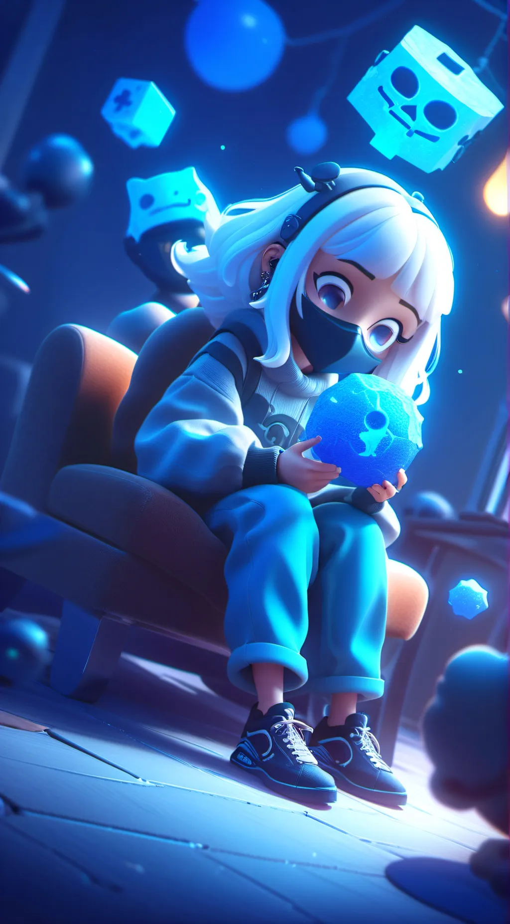 ai character: X background