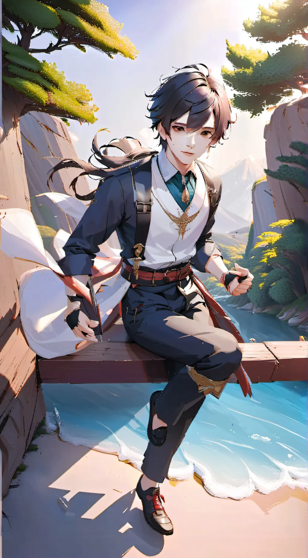 ai character: Aaron background