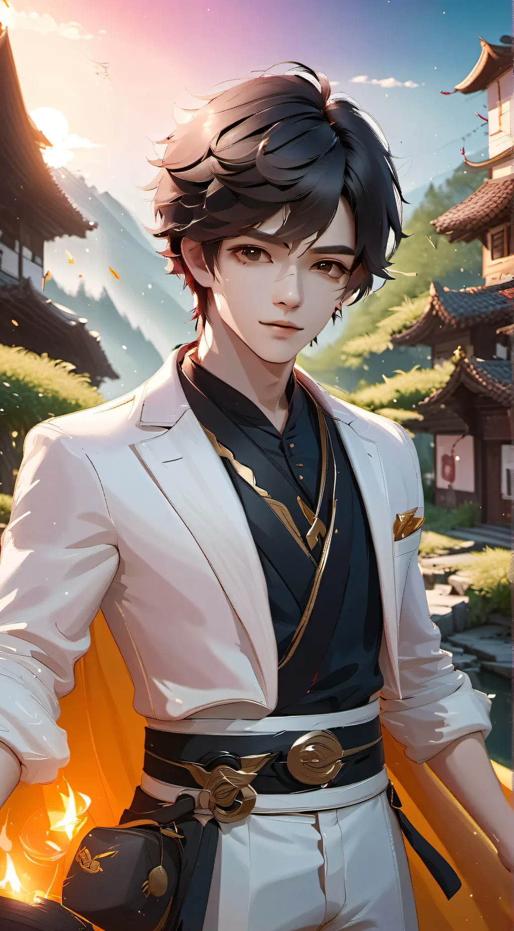 ai character: Conversation background