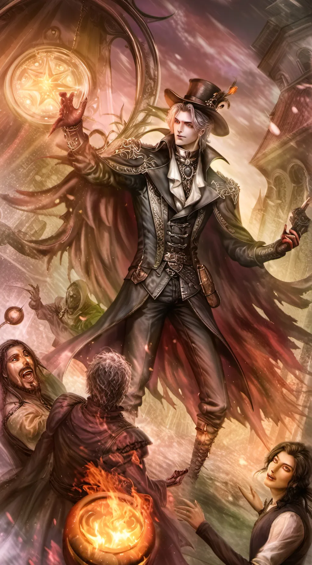 ai character: Oliver  background