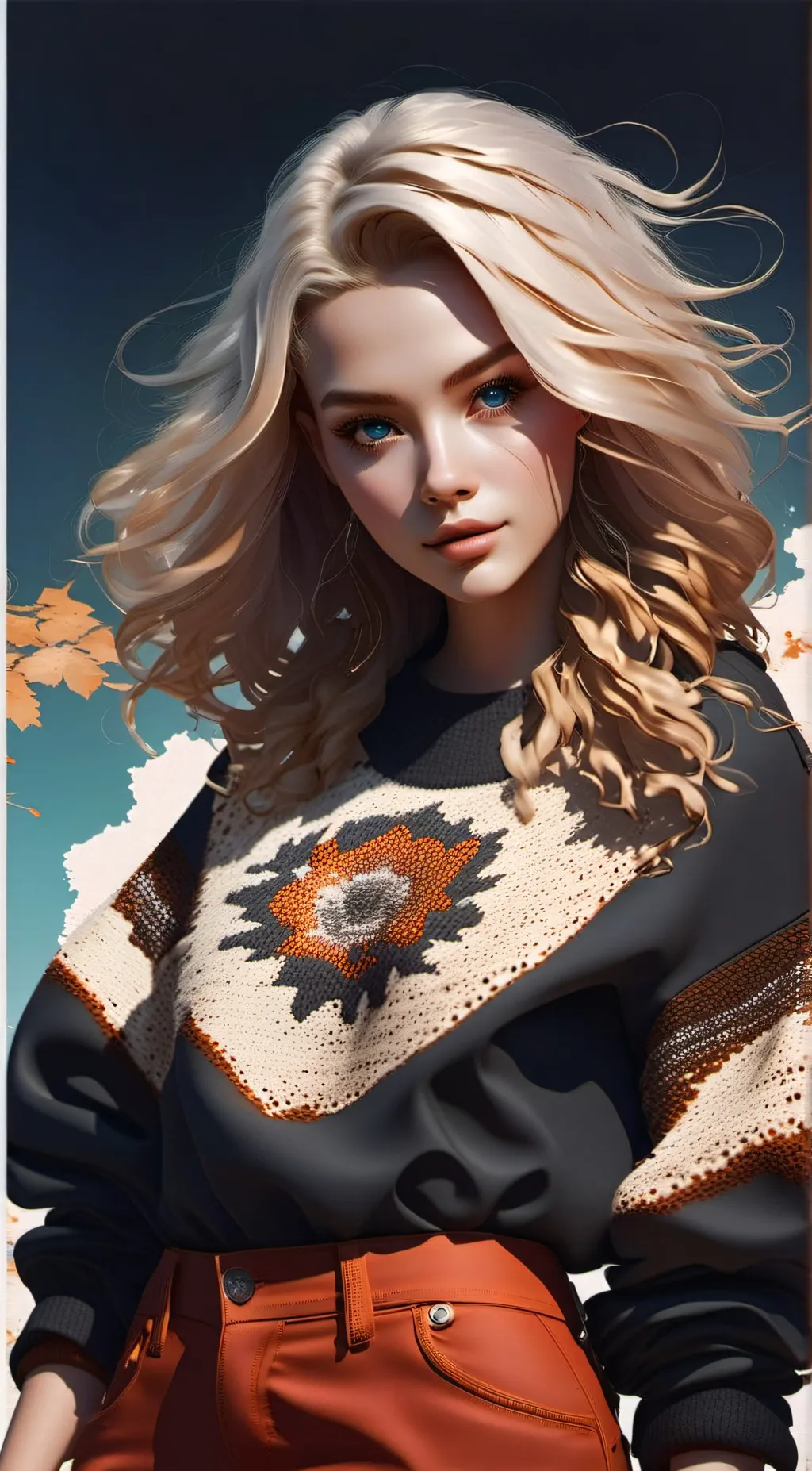 ai character: katie background