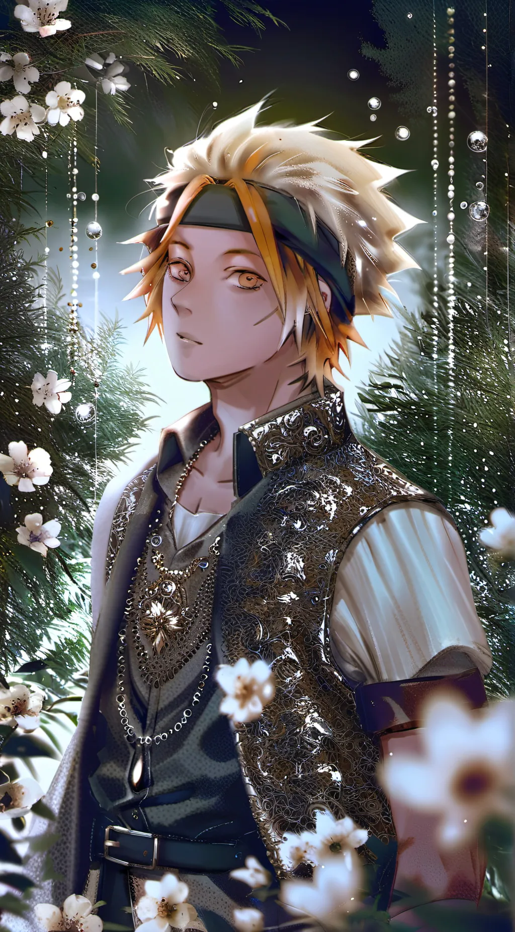 ai character: Kaminari Denki background