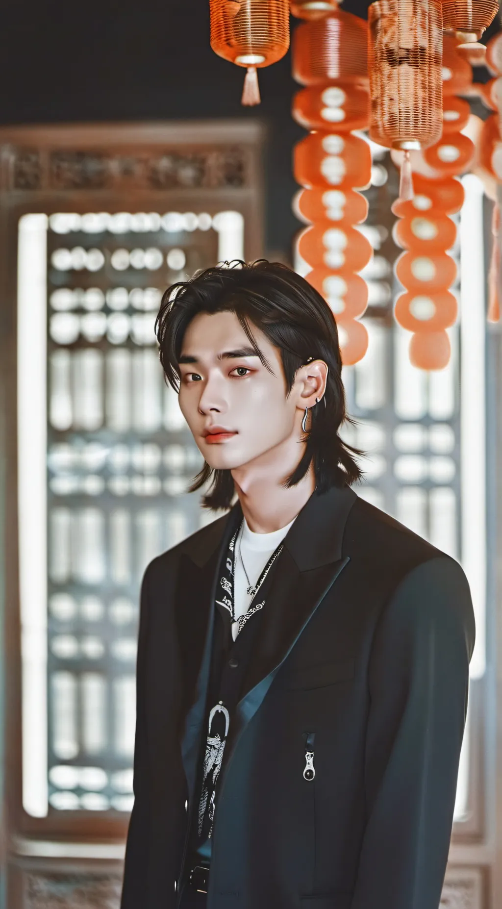 ai character: Hyunjin background