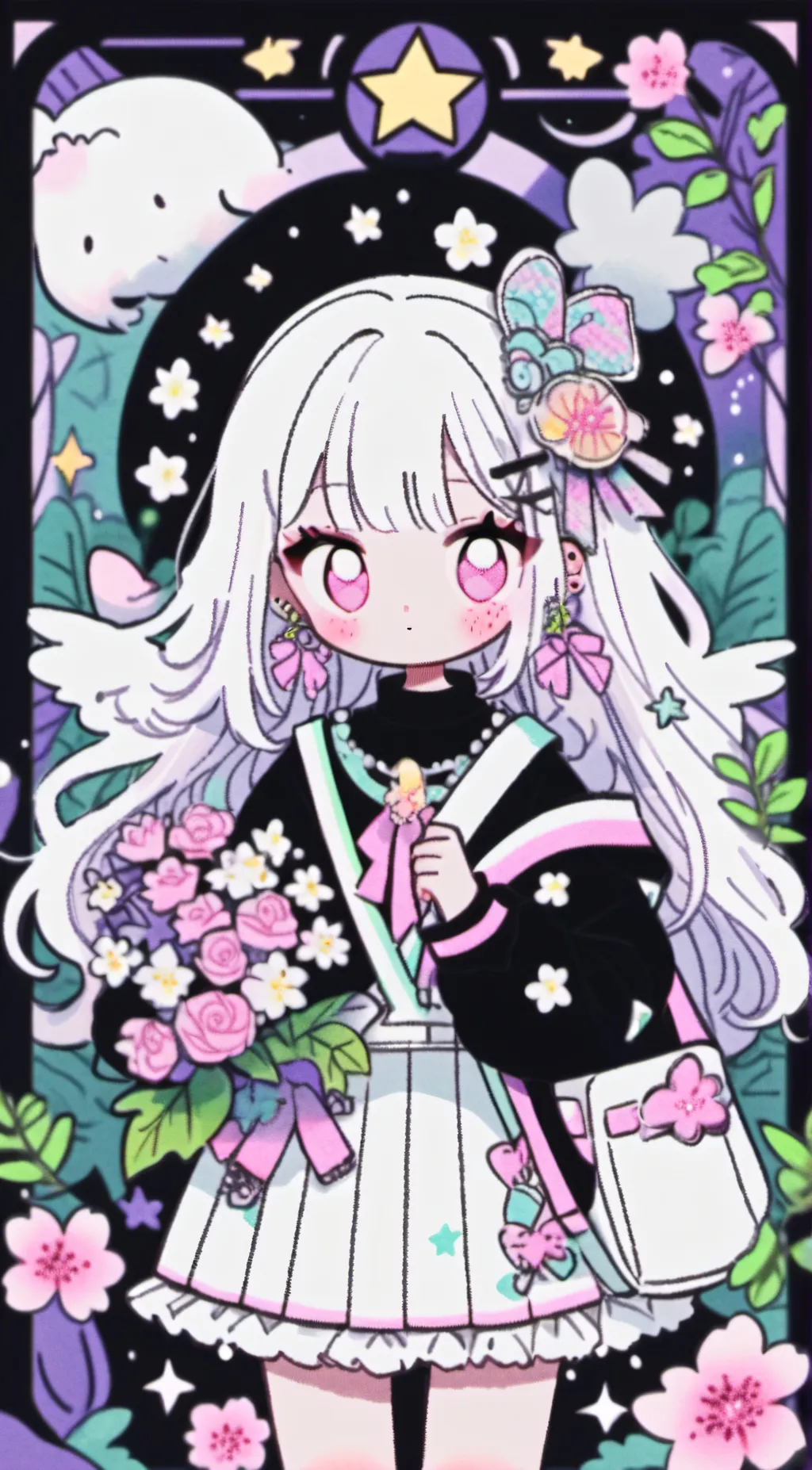 ai character: Lina  background