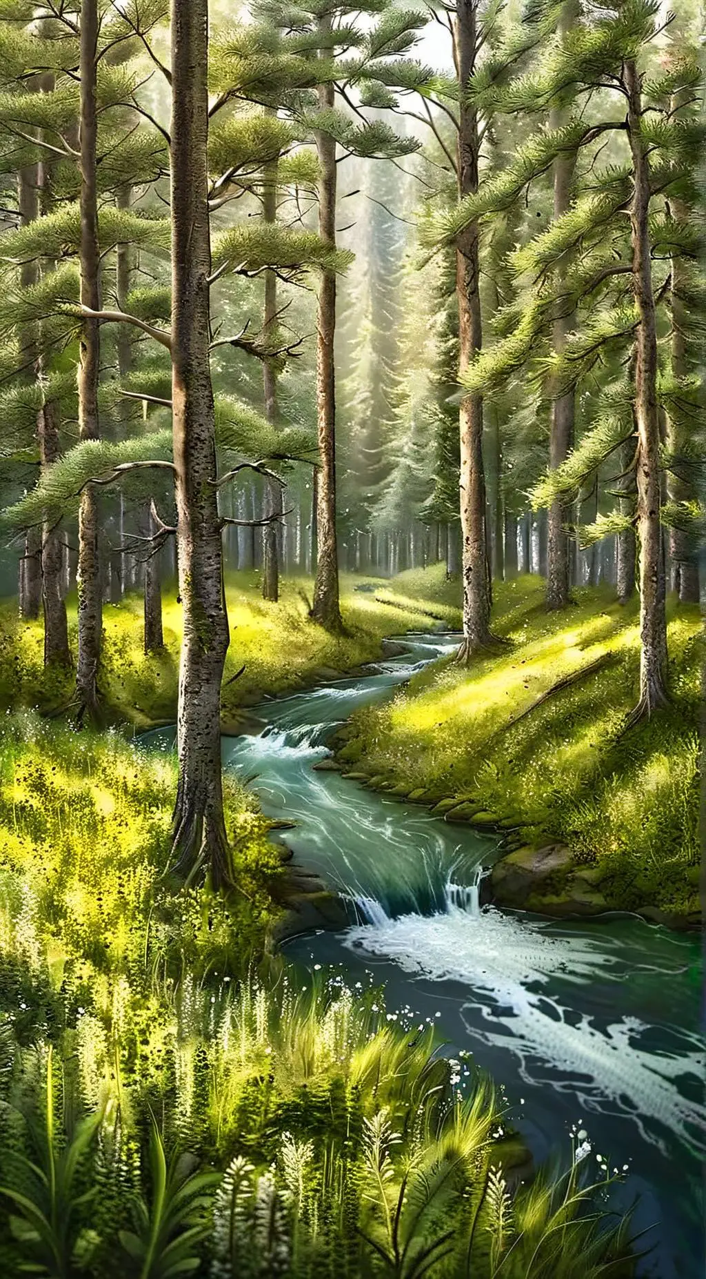 ai character: wilderness background