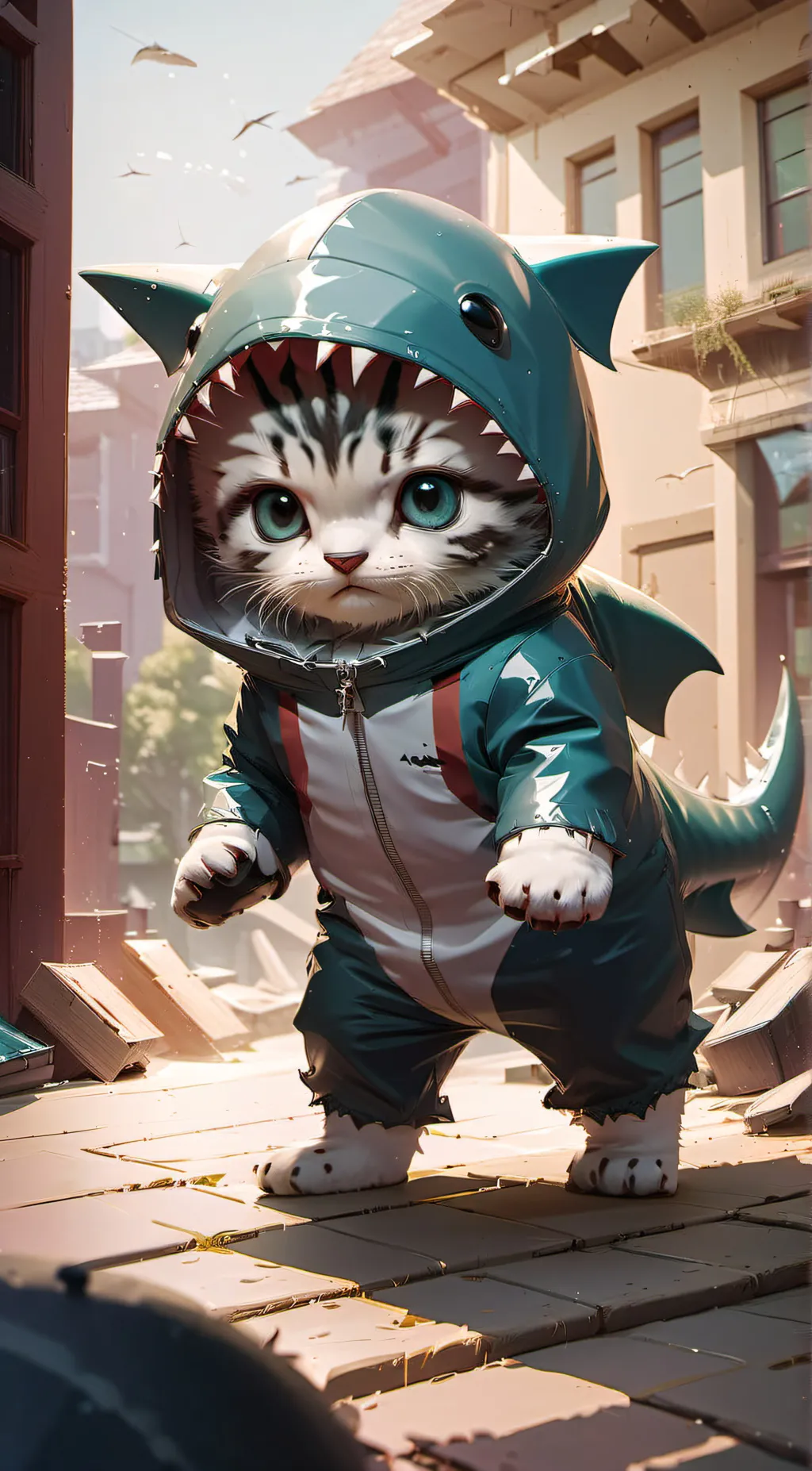 ai character: Chompers  background