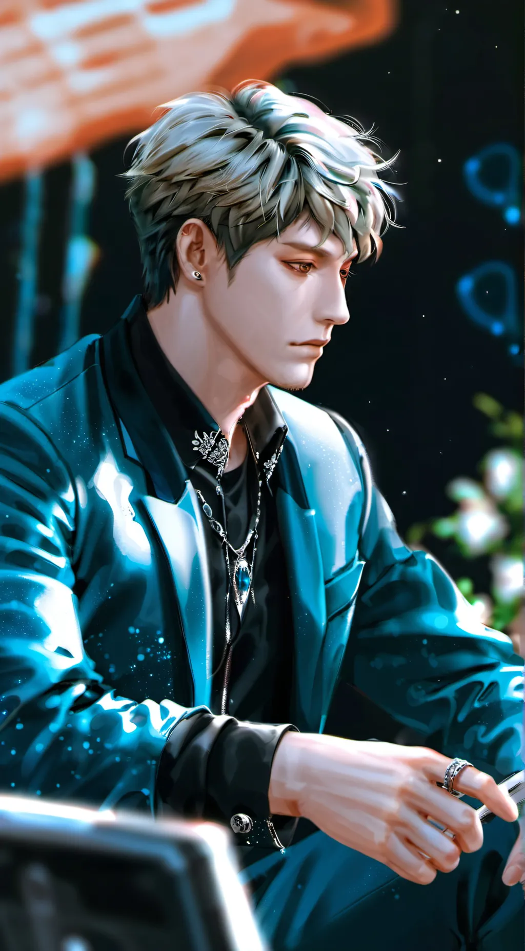 ai character: Preston  background